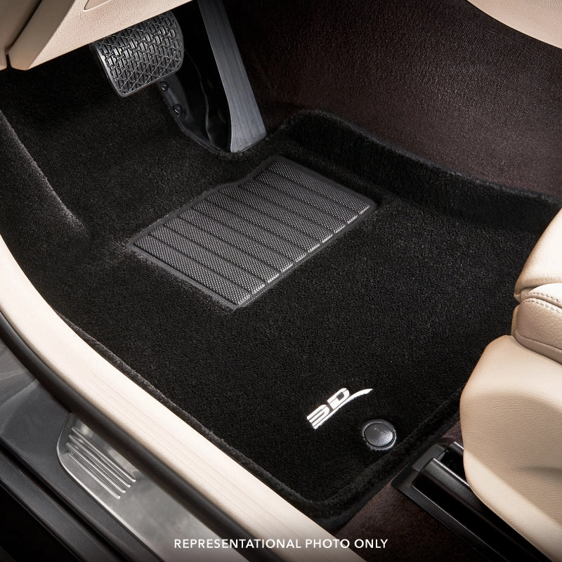 3D MAXpider Floor Mats Tesla Model S (2021-2024) Premium Perfect Fit Carpet Series - Complete Set