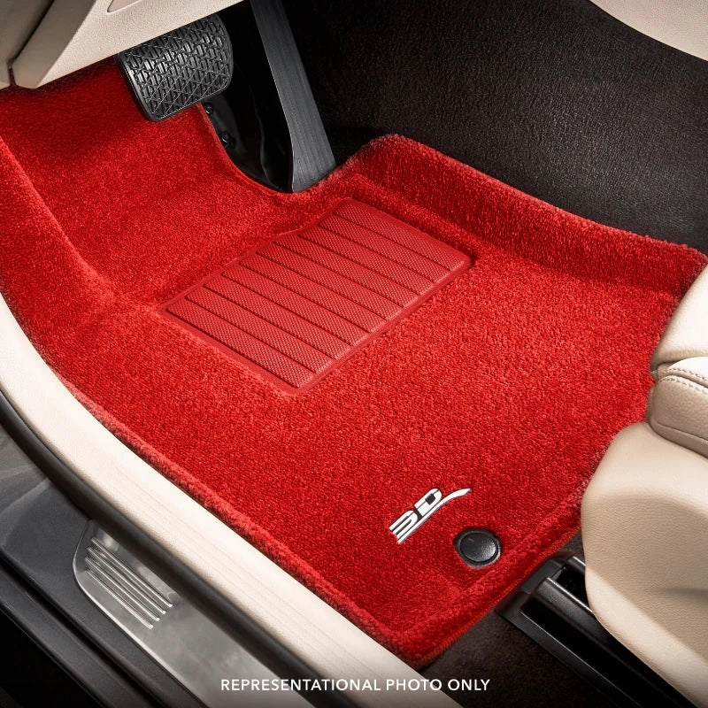 3D MAXpider Floor Mats Tesla Model S (2021-2024) Premium Perfect Fit Carpet Series - Complete Set