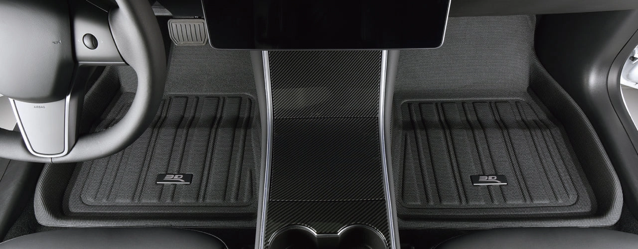 3D MAXpider Floor Mats Tesla Model S (20-21) All-Weather Elitect Series - Complete Set