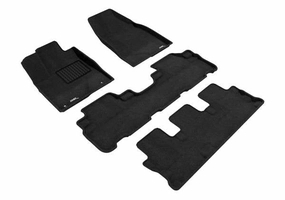 3D MAXpider Floor Mats Toyota Highlander (2014-2019) All-Weather Elegant Series - Complete Set