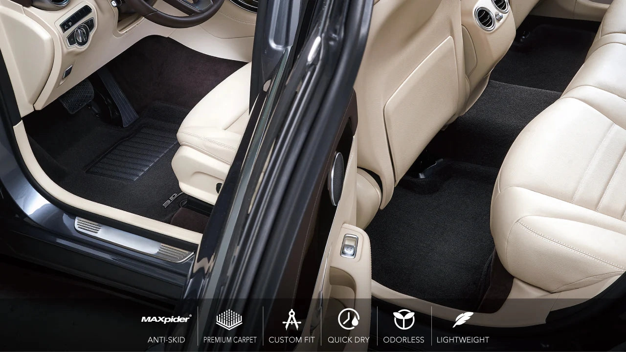3D MAXpider Floor Mats Toyota Tundra Crew Max (14-21) All-Weather Elegant Series - Complete Set