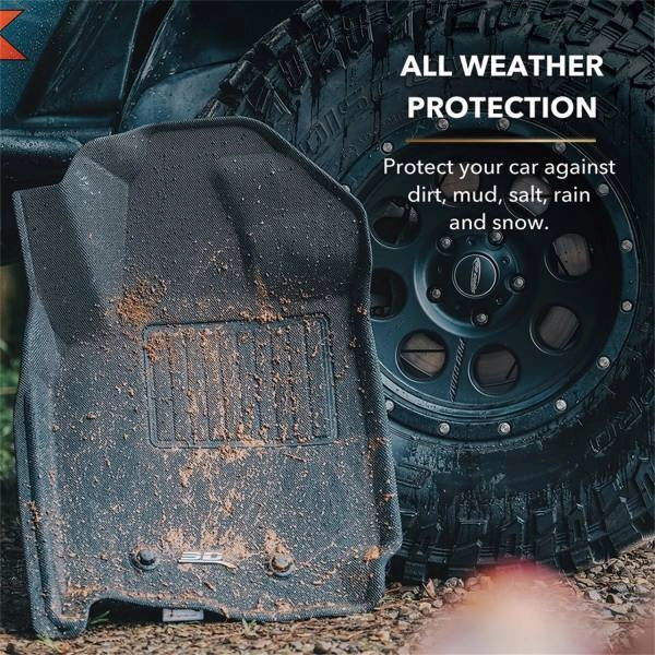 3D MAXpider Floor Mats Volvo S60 / V60 (19-24) All-Weather Kagu Series - Front or Second Row