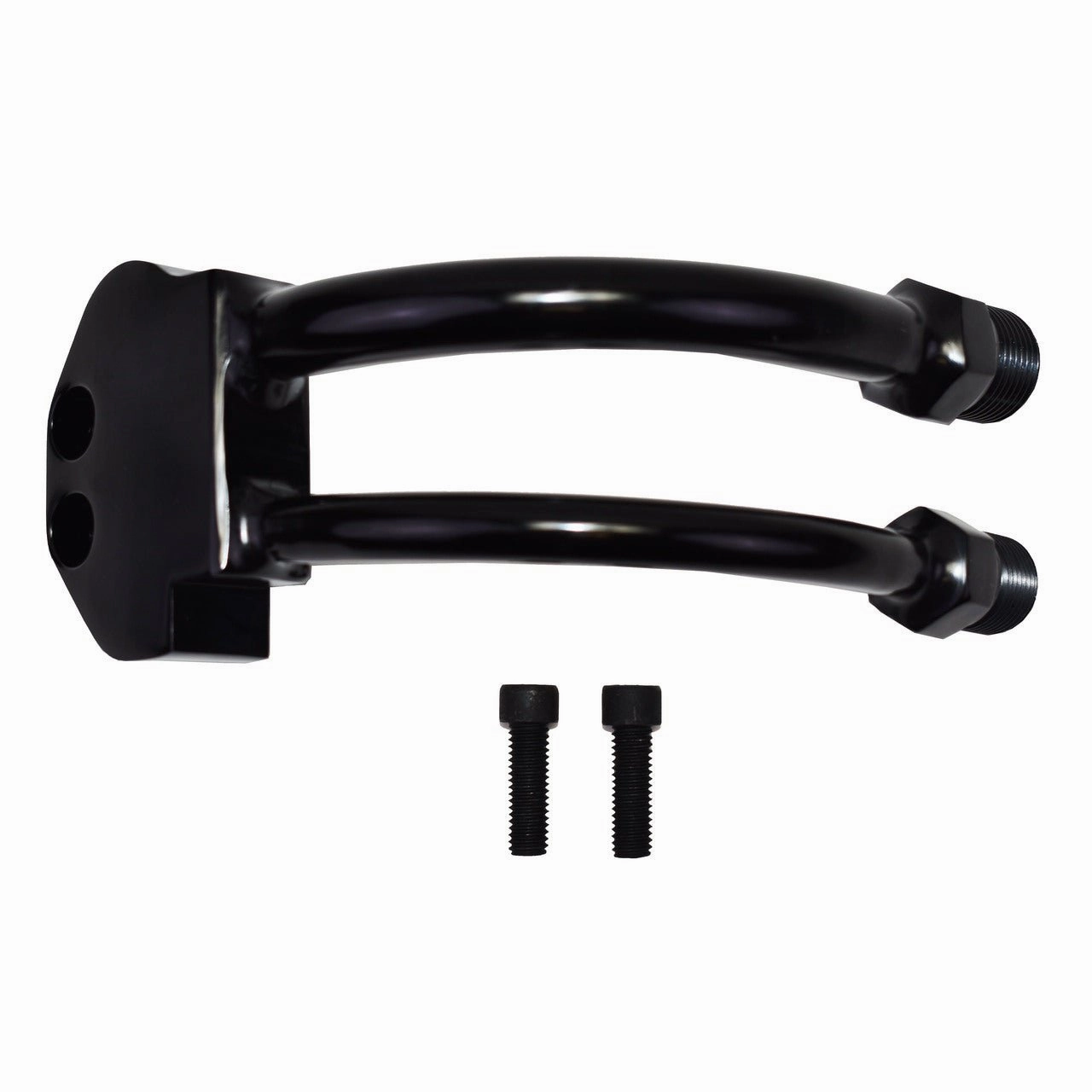 A-C Compressor Curved Manifold For SD7B10 7176 SD7 Style, Black
