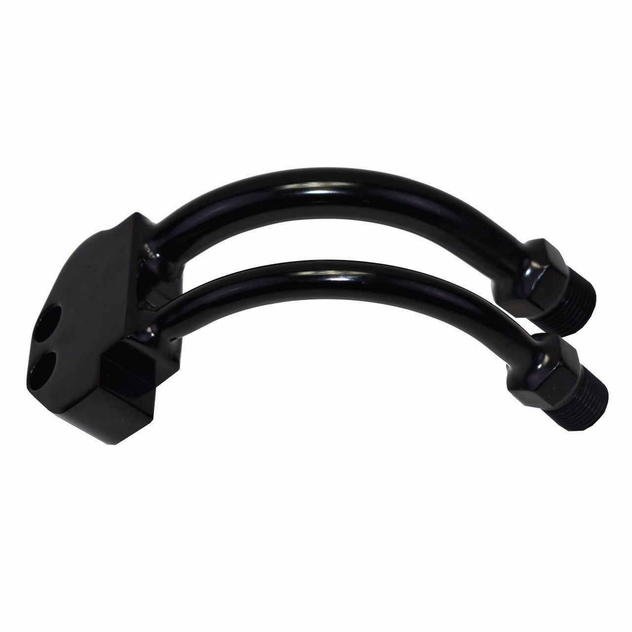 A-C Compressor Curved Manifold For SD7B10 7176 SD7 Style, Black