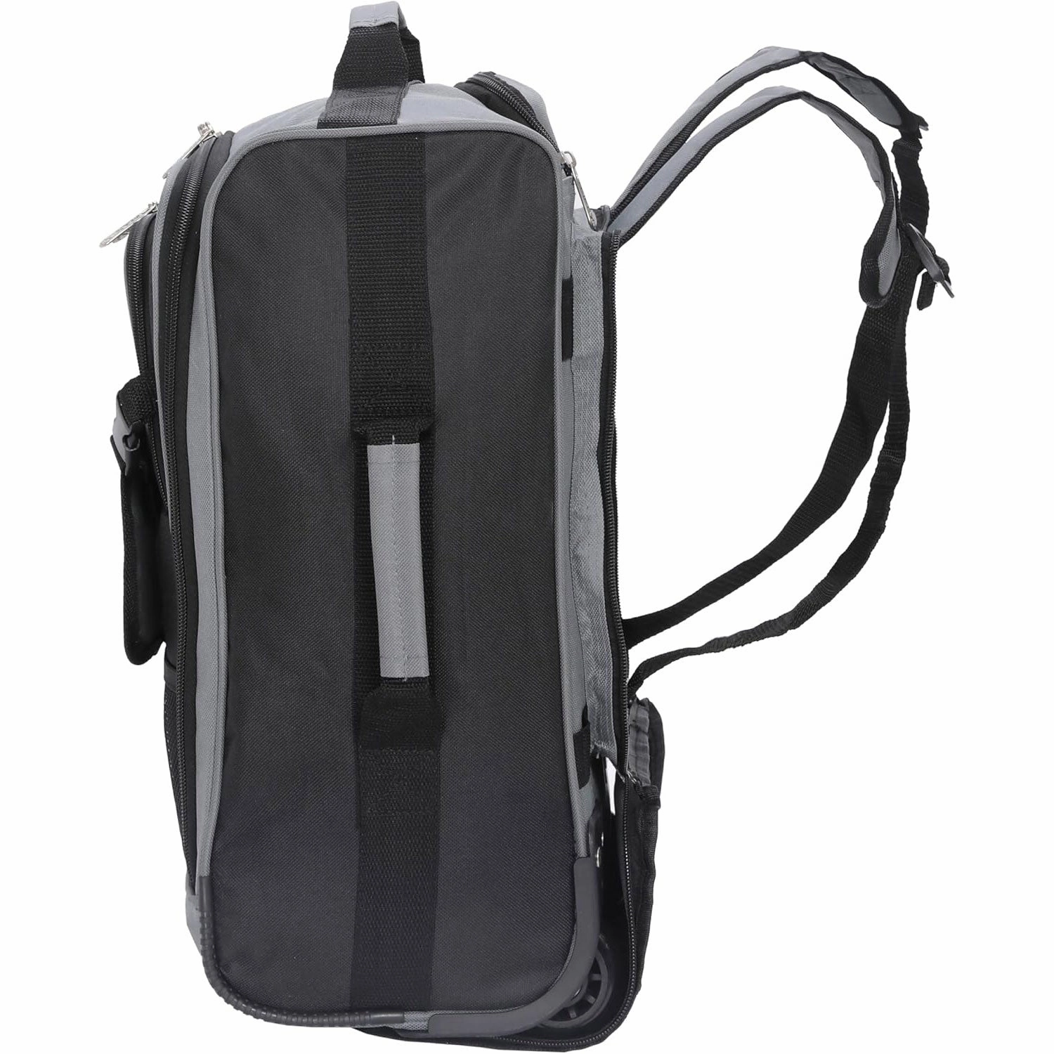 Aerolite MiniMAX Wizz Air 40x30x20 Maximum Size Cabin Hand Luggage Under Seat Trolley Backpack Carry On Cabin Hand Luggage Bag 2 Wheel (Black)