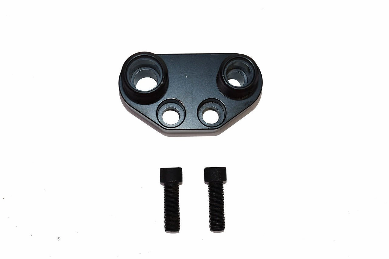 Air Conditioning AC Fitting Kit Manifold for SD7 Compressor Black