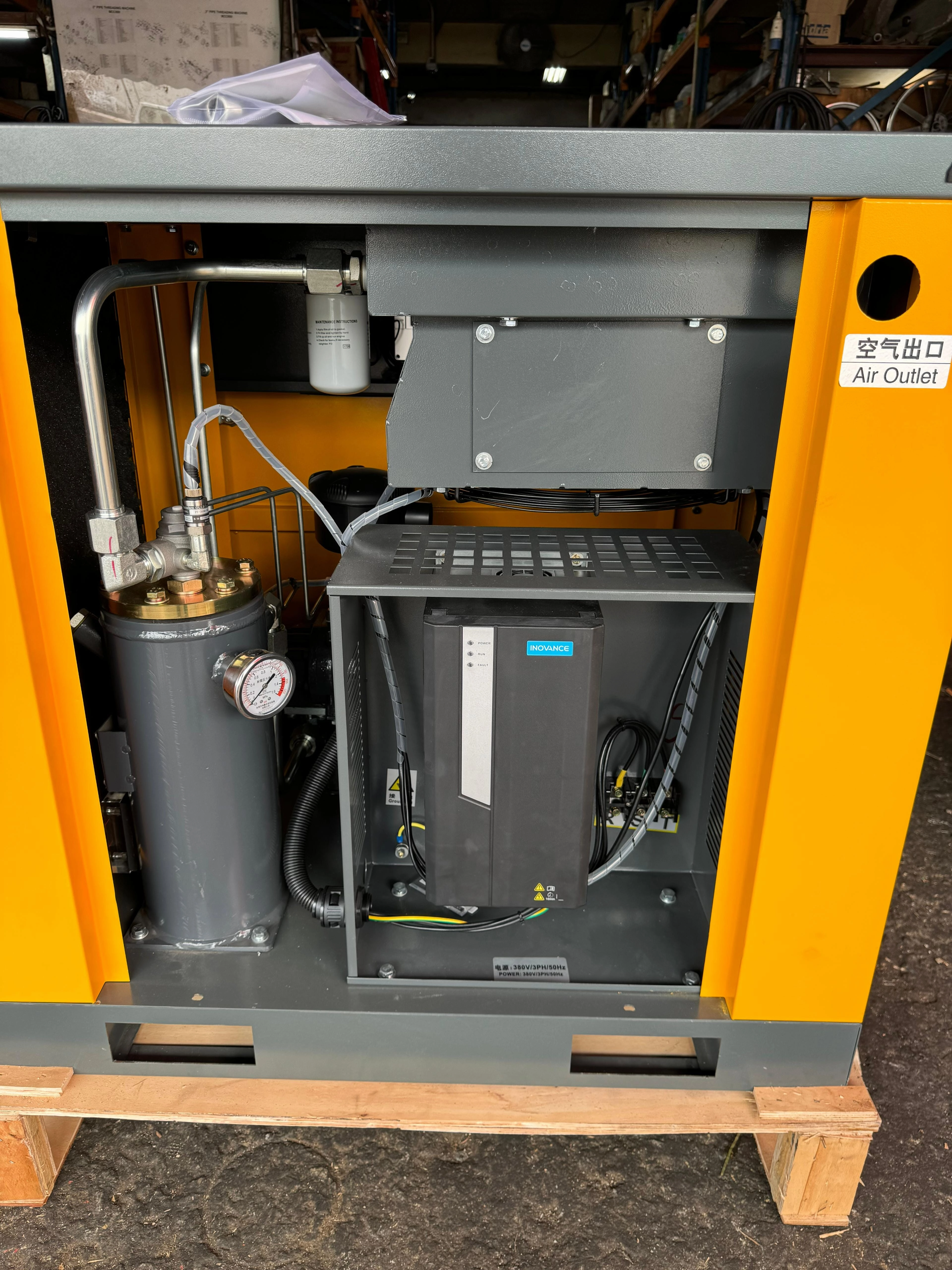 Airstrong 10hp 10 Bar Inverter Direct Screw Air Compressor | Model : A-IV10FS