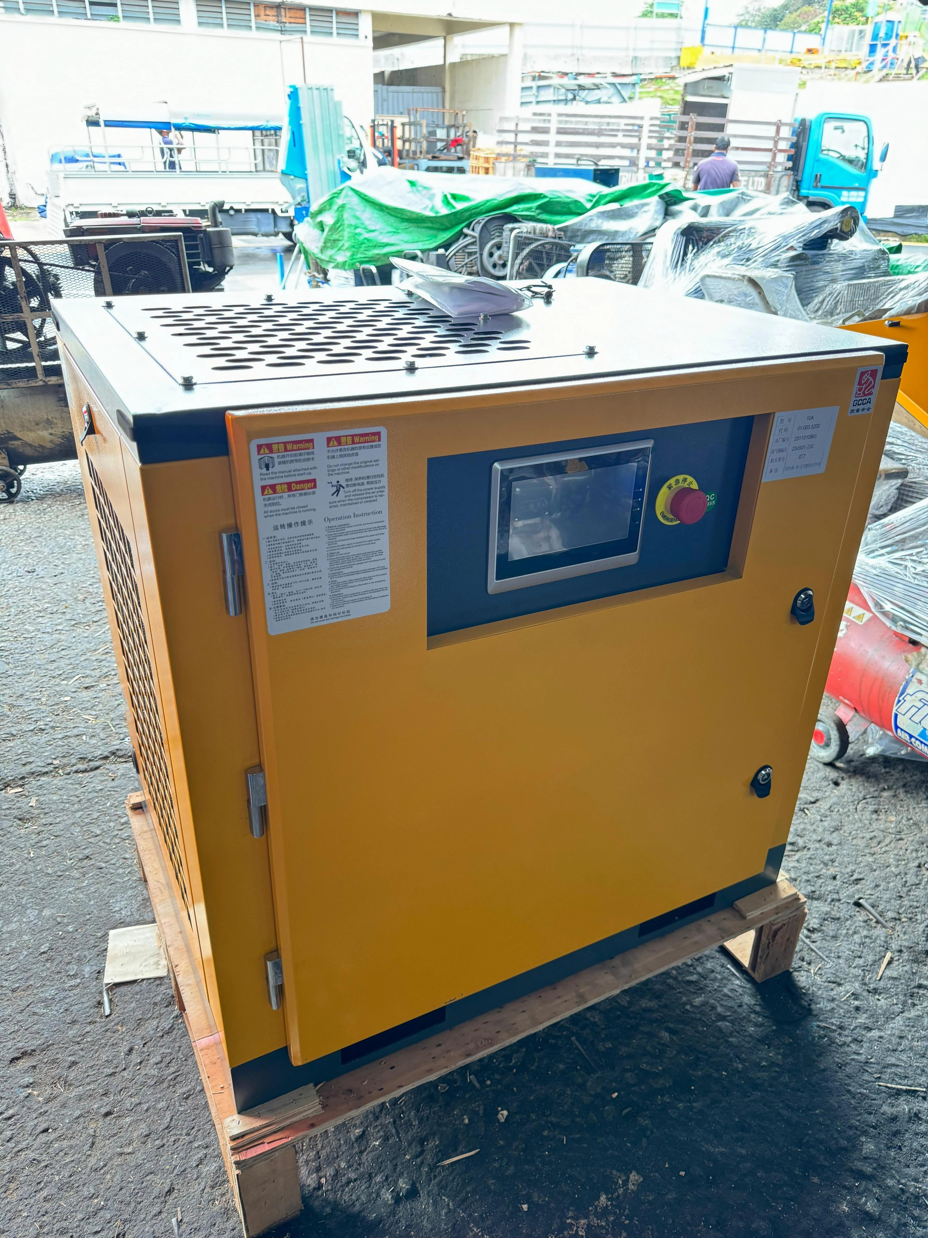 Airstrong 10hp 10 Bar Inverter Direct Screw Air Compressor | Model : A-IV10FS