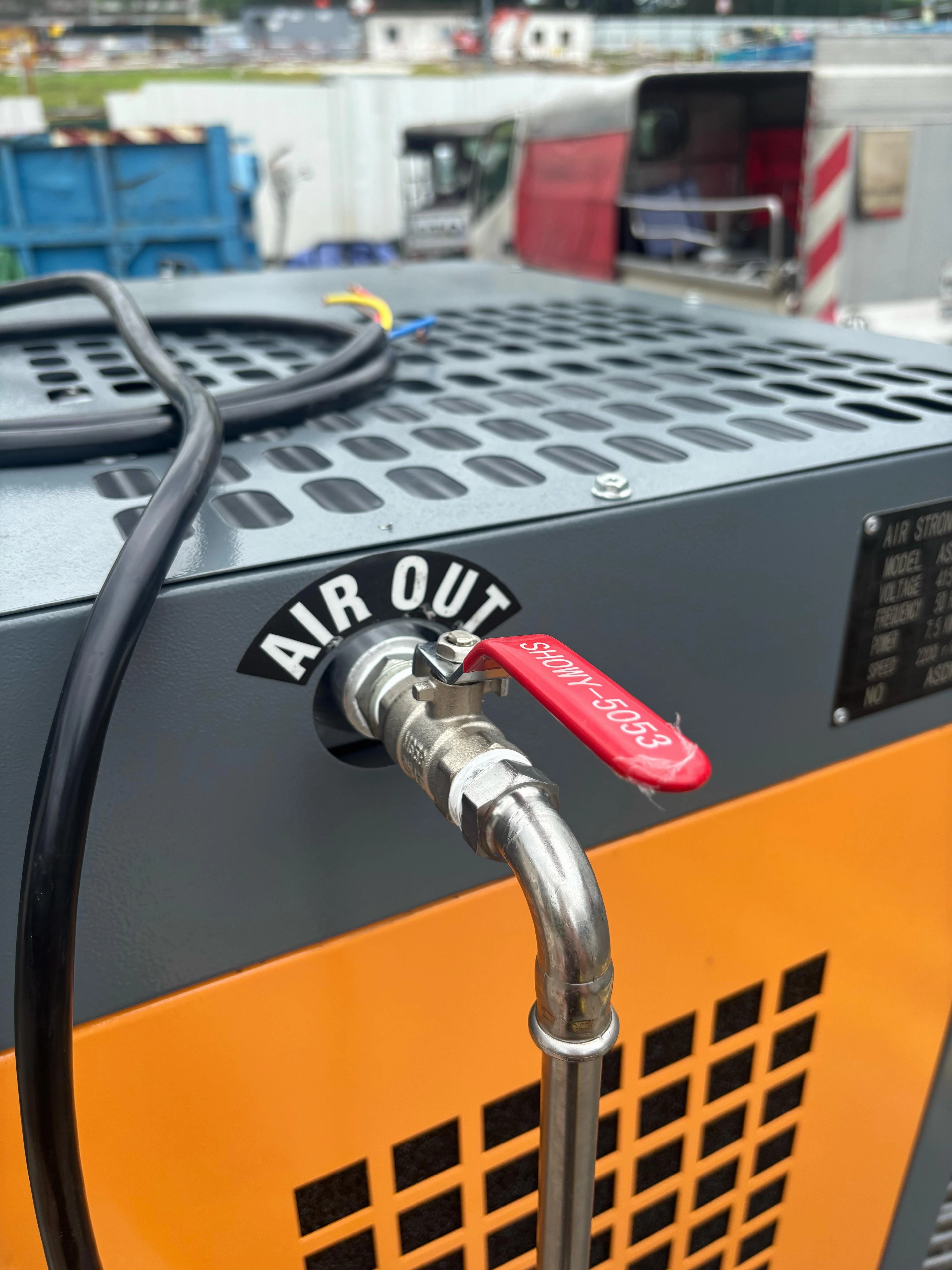 Airstrong 10HP 10Bar 415V Screw Compressor C/W 250L Tank #ASAMT10A | Model: A-ASAMT10A