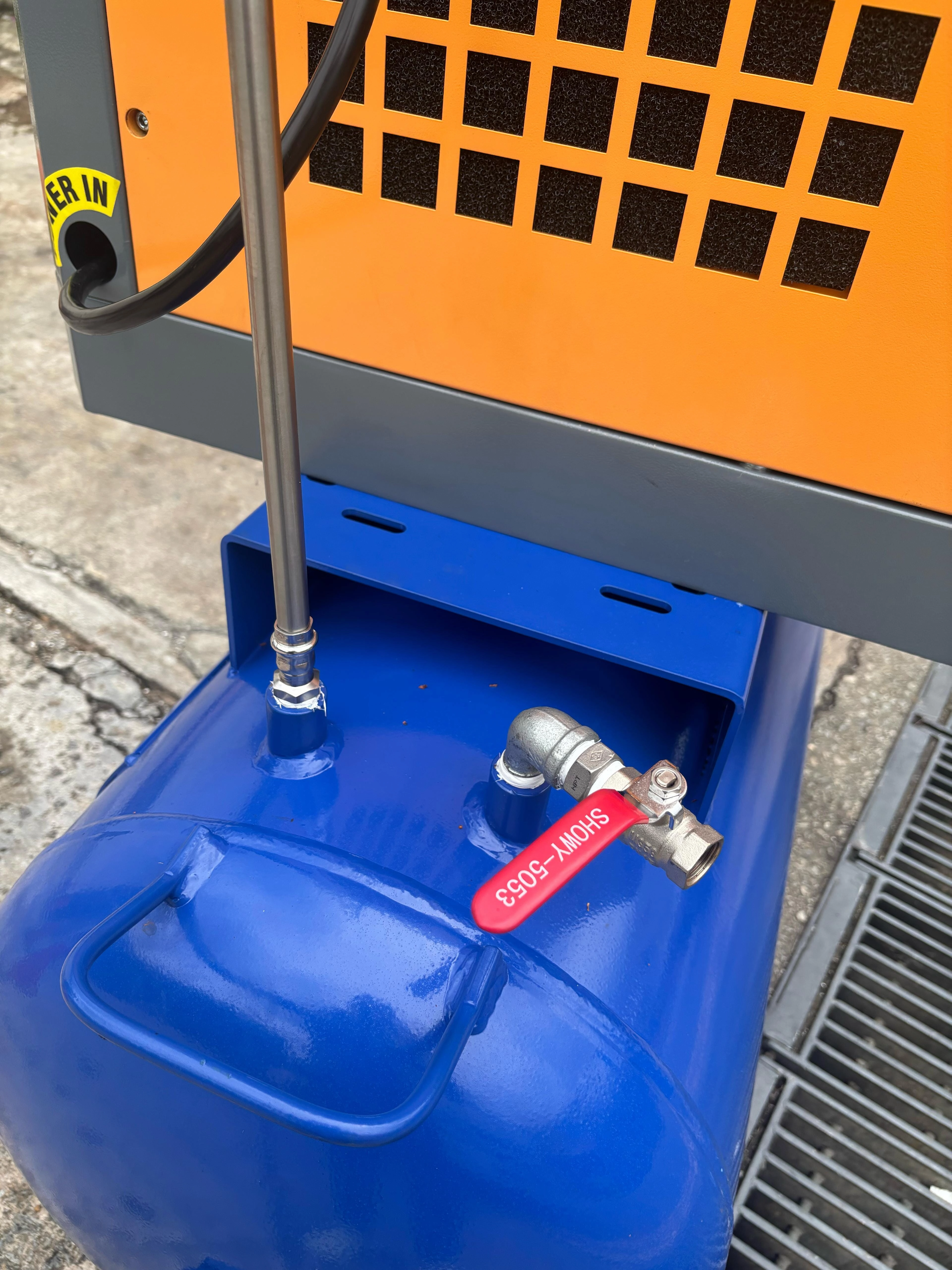 Airstrong 10HP 10Bar 415V Screw Compressor C/W 250L Tank #ASAMT10A | Model: A-ASAMT10A