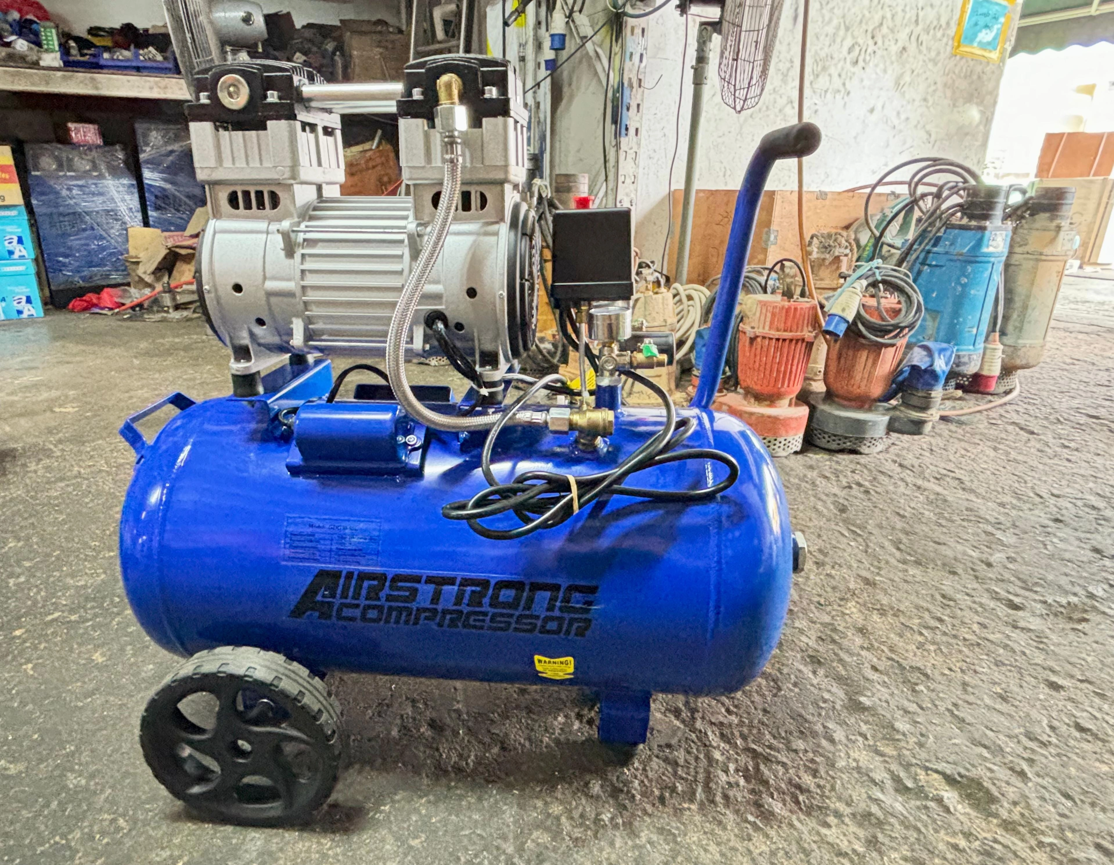 Airstrong 1500W 50L 240V Oil Free & Silent Air Compressor | Model : GDG30-50L