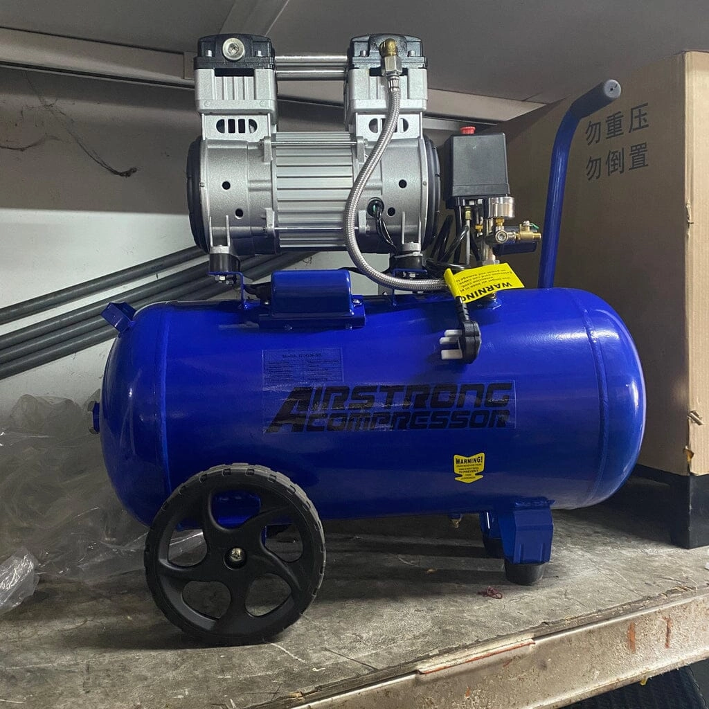 Airstrong 1500W 50L 240V Oil Free & Silent Air Compressor | Model : GDG30-50L