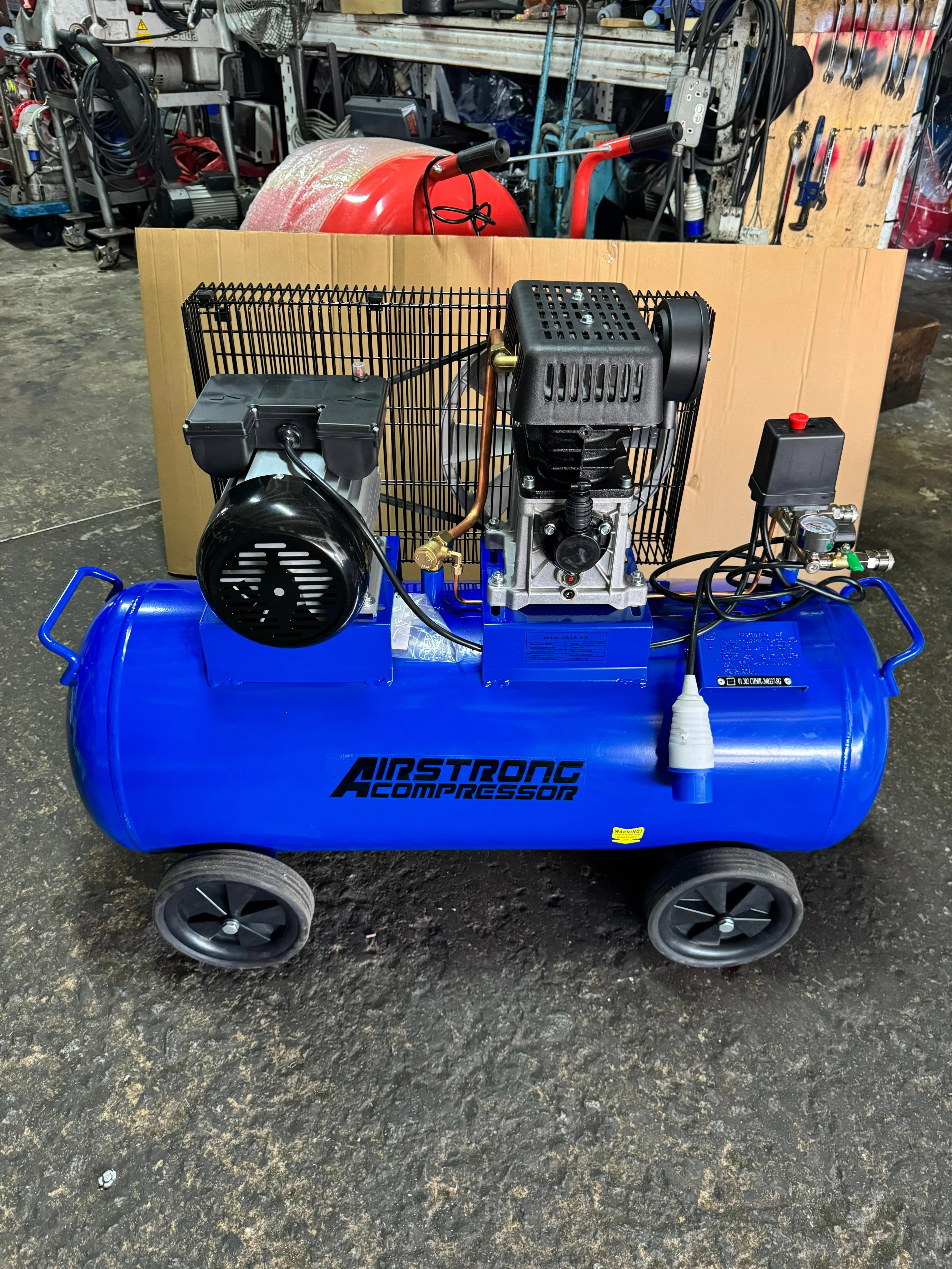 Airstrong 3HP 100L 1 Stage 240V Aluminium Air Compressor | Model : ASSA30-100L