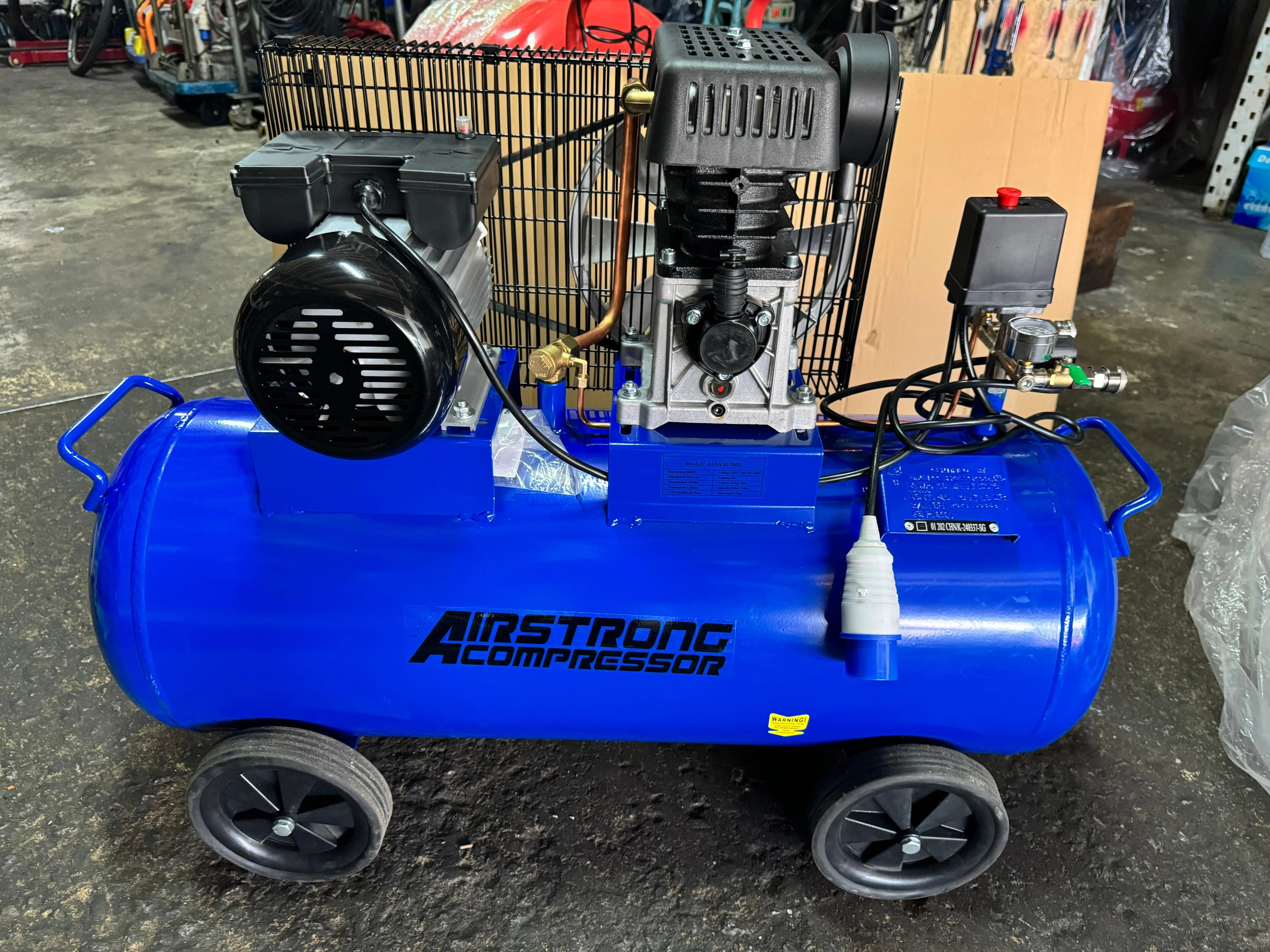 Airstrong 3HP 100L 1 Stage 240V Aluminium Air Compressor | Model : ASSA30-100L