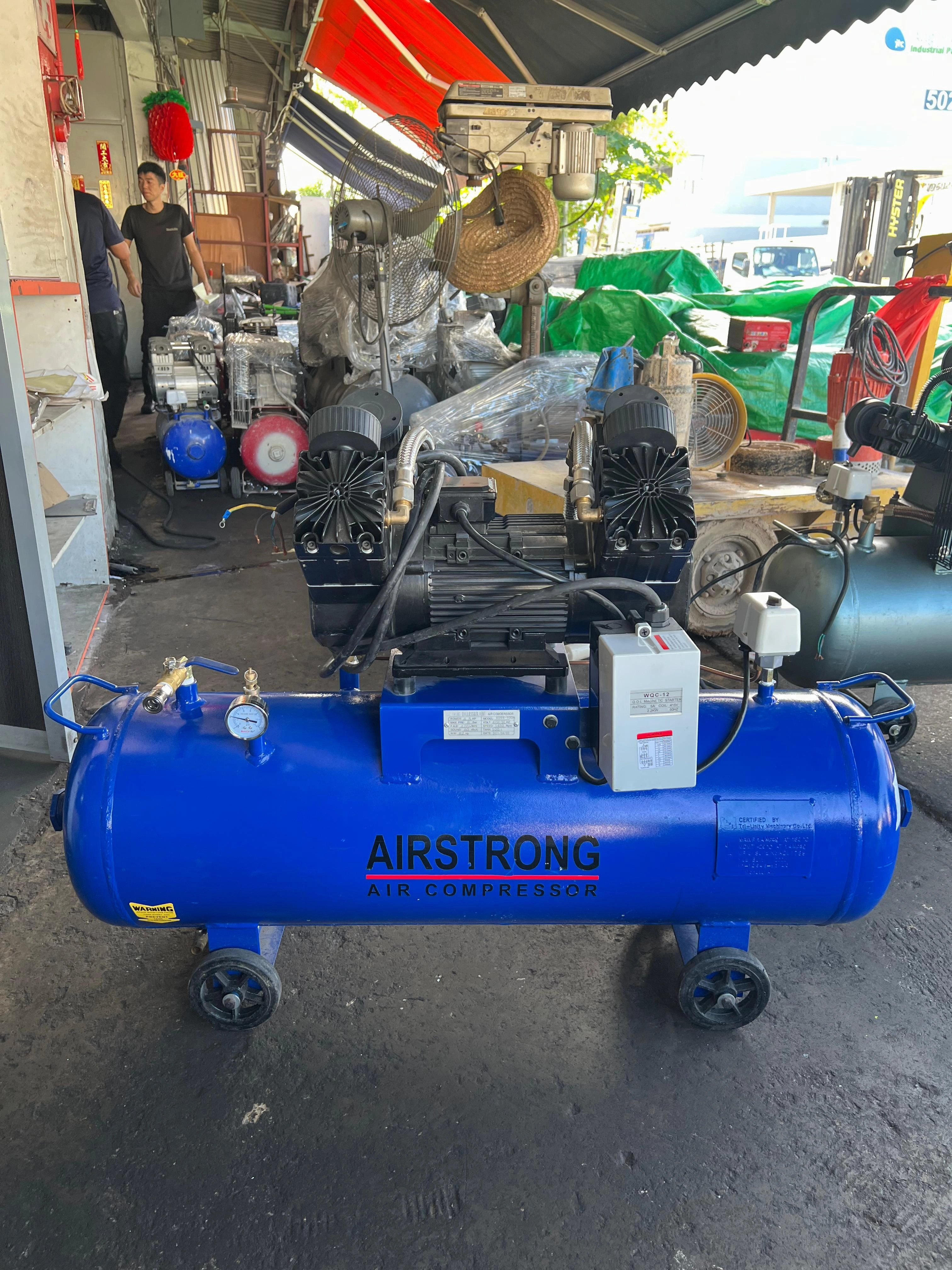 Airstrong 4.5HP 100L 3 Phase Oil Free &amp; Low Silent Compressor | Model: ASV4-100H