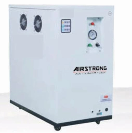 AIRSTRONG 4Hp 50L 240V Oilless & Silent Box Air Compressor For Dental and Laboratory Lab| Model : AS-COF15-4050-ASME