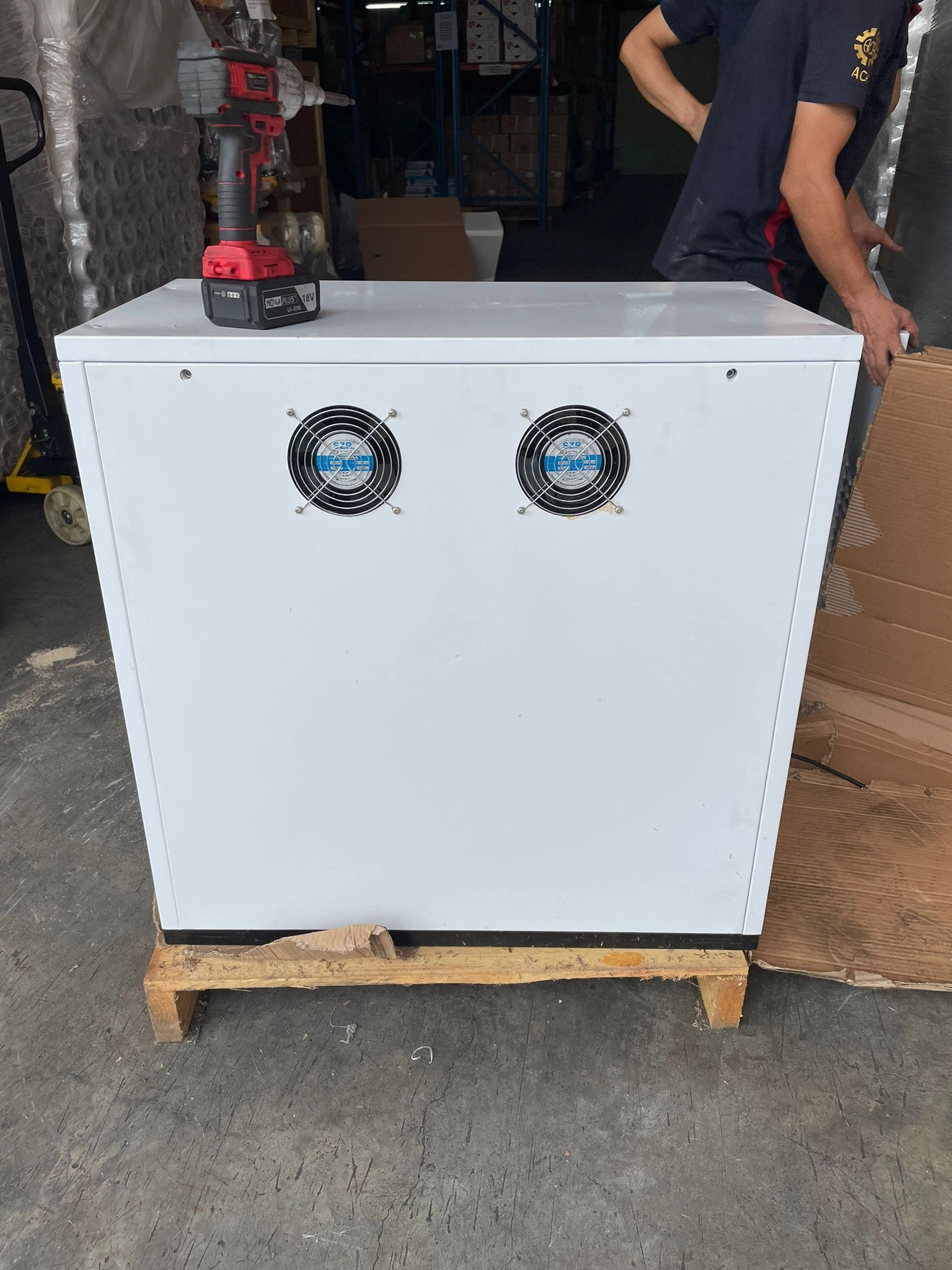 AIRSTRONG 4Hp 50L 240V Oilless & Silent Box Air Compressor For Dental and Laboratory Lab| Model : AS-COF15-4050-ASME