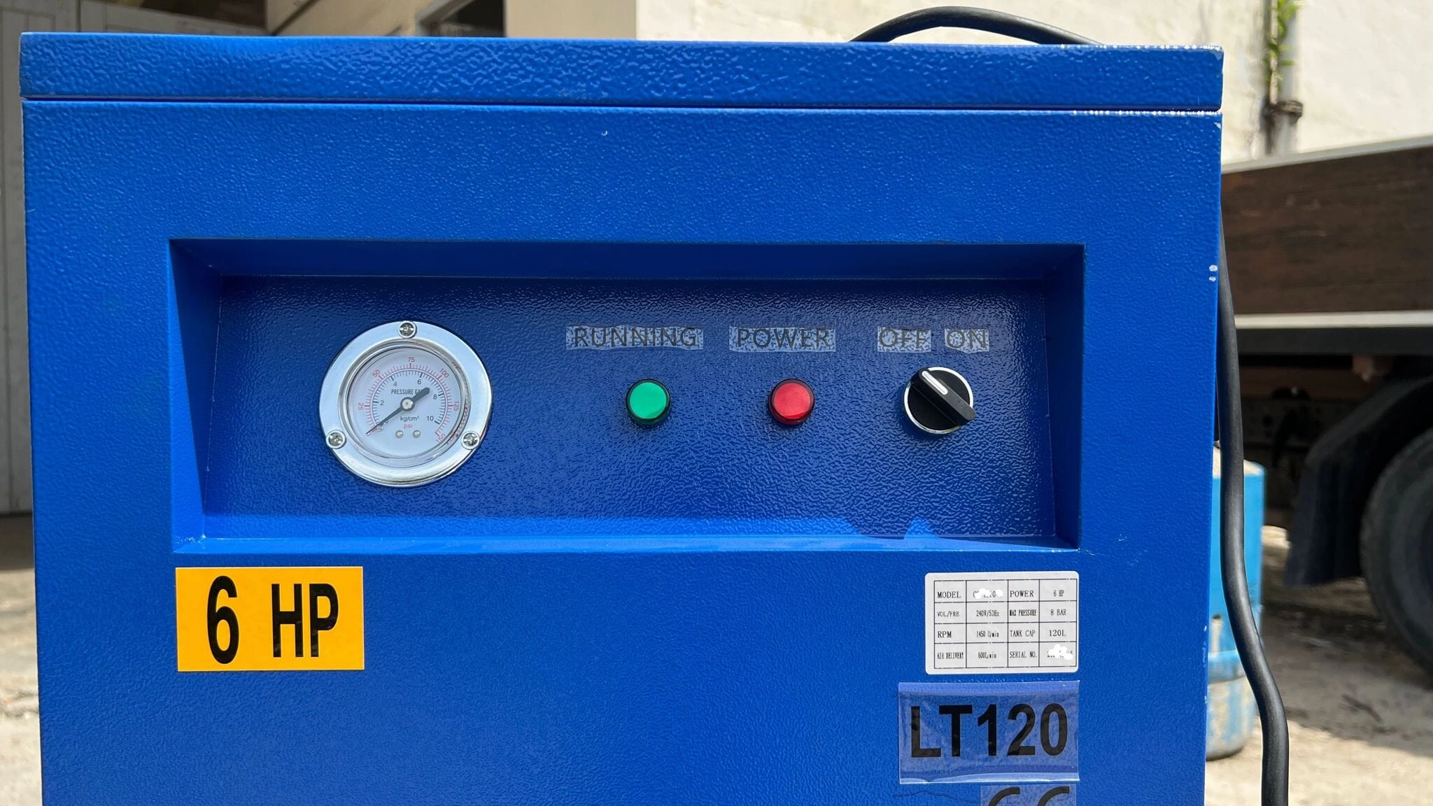 AIRSTRONG 6HP 120L 240V Oilless & Silent Box Air Compressor For Dental and Laboratory Lab | Model : AS-COF15-60120-ASME