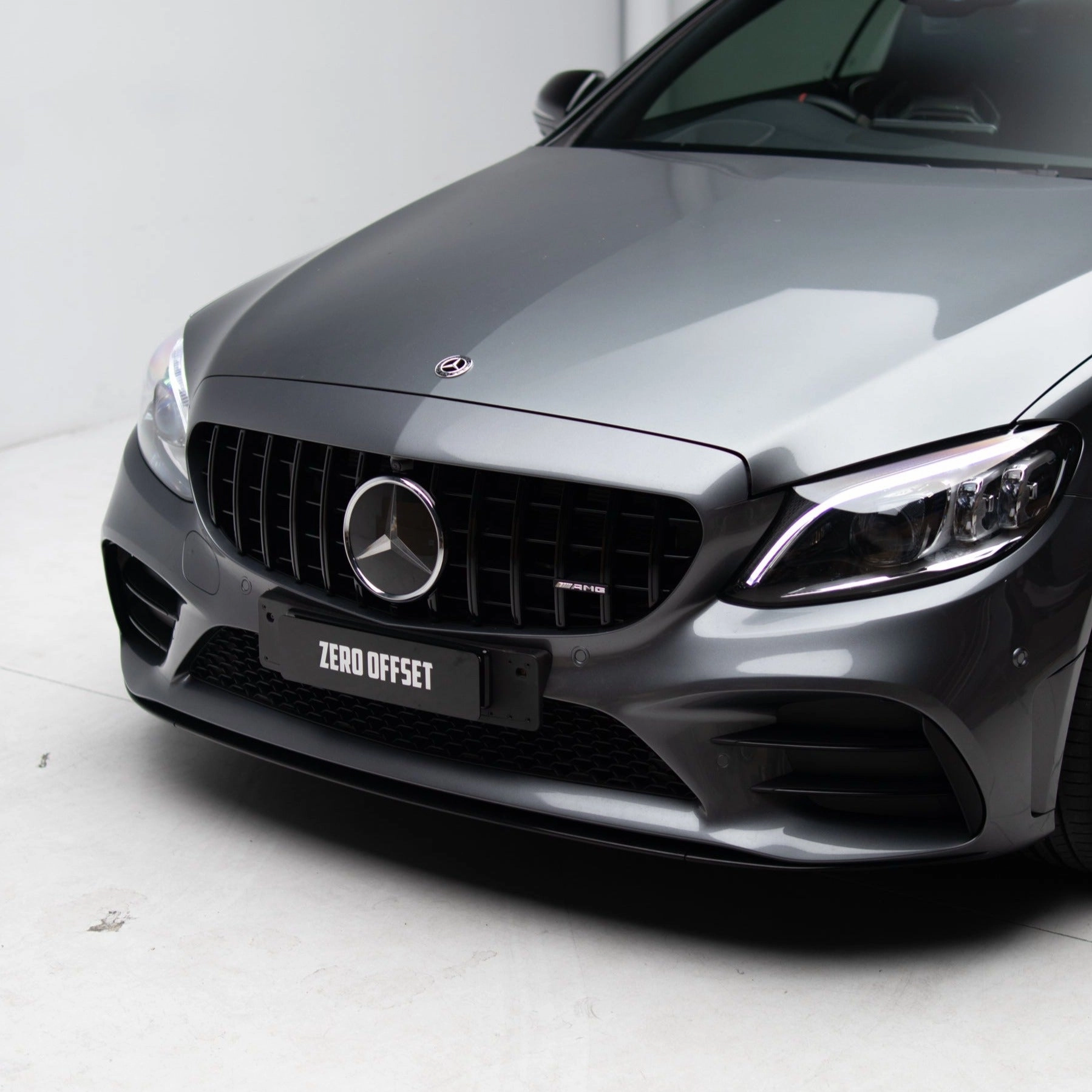 AMG Panamericana Style Grille for Mercedes-Benz  C Class (AMG Line) C205/W205 2019-2022 - Black