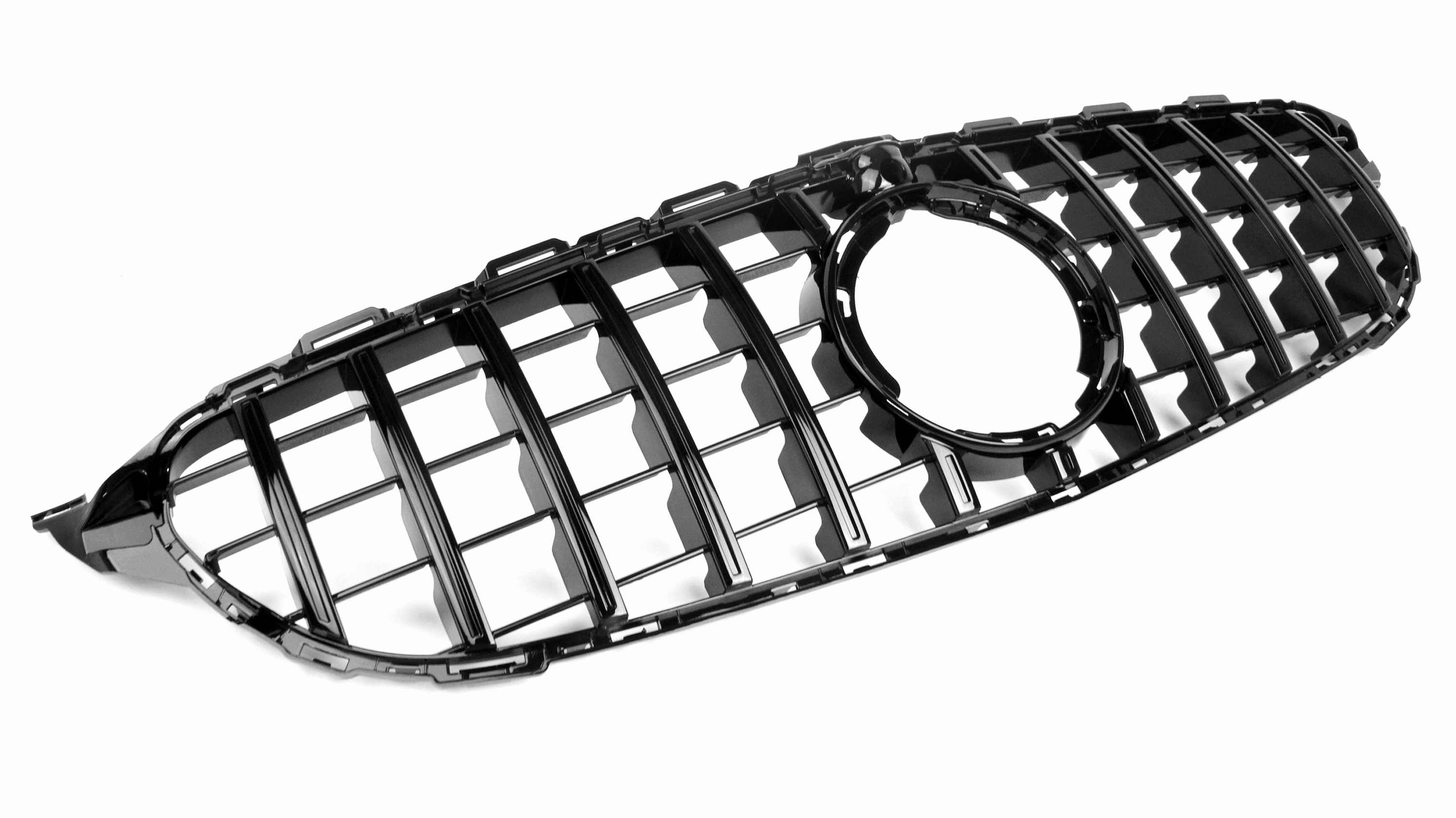 AMG Panamericana Style Grille for Mercedes-Benz  C Class (AMG Line) C205/W205 2019-2022 - Black