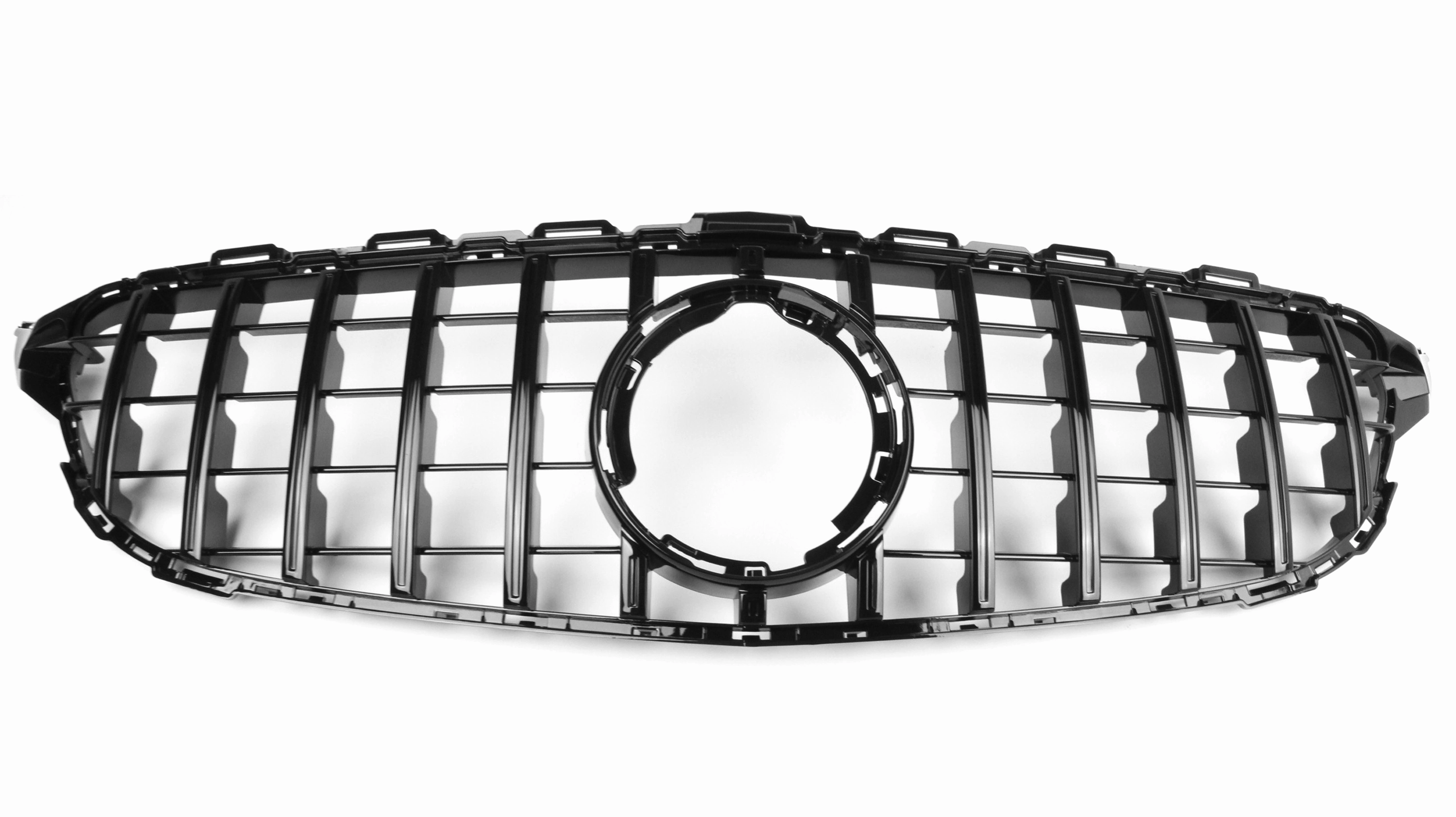 AMG Panamericana Style Grille for Mercedes-Benz  C Class (AMG Line) C205/W205 2019-2022 - Black