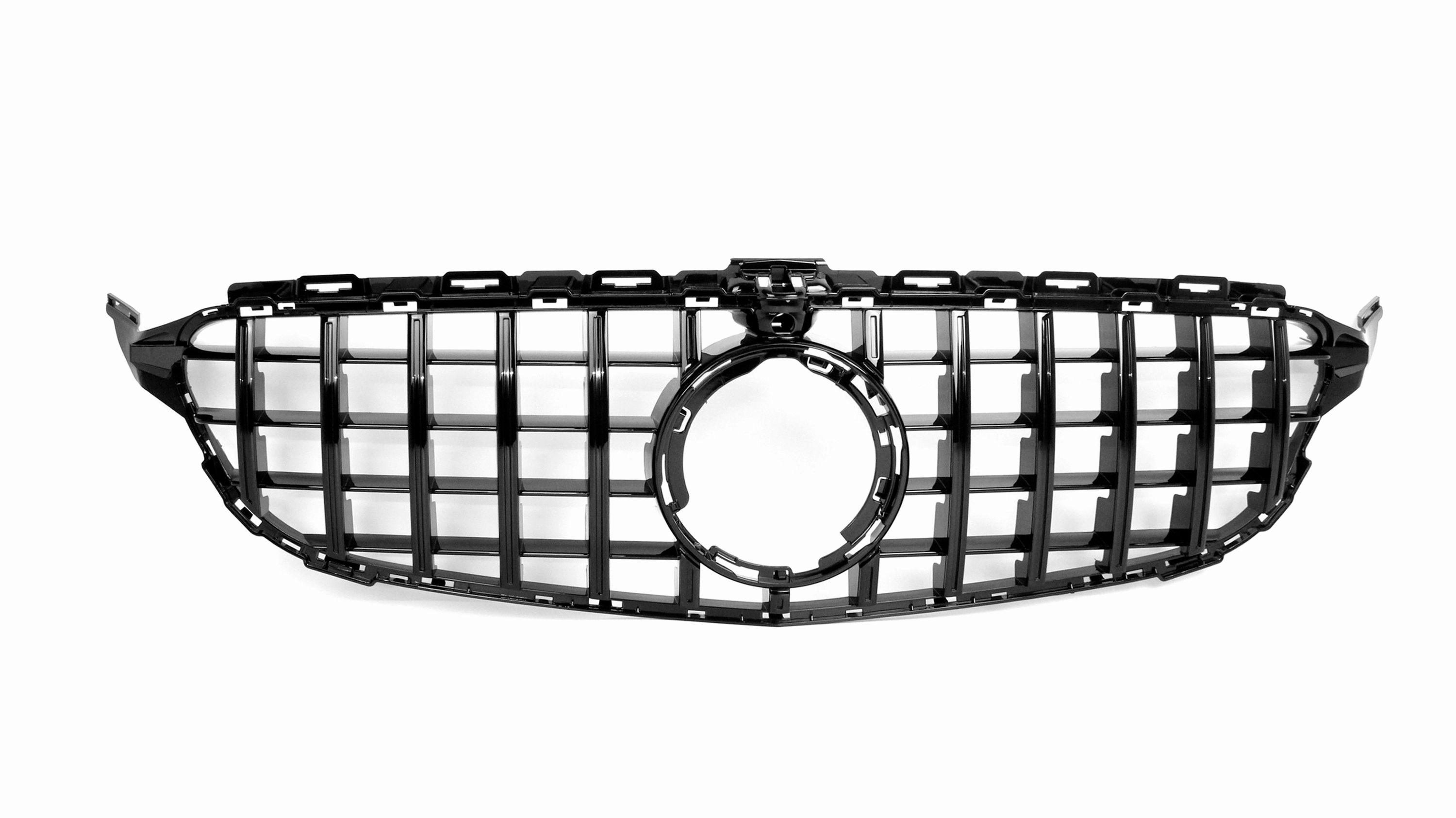 AMG Panamericana Style Grille for Mercedes-Benz  C Class (AMG Line) C205/W205 2019-2022 - Black