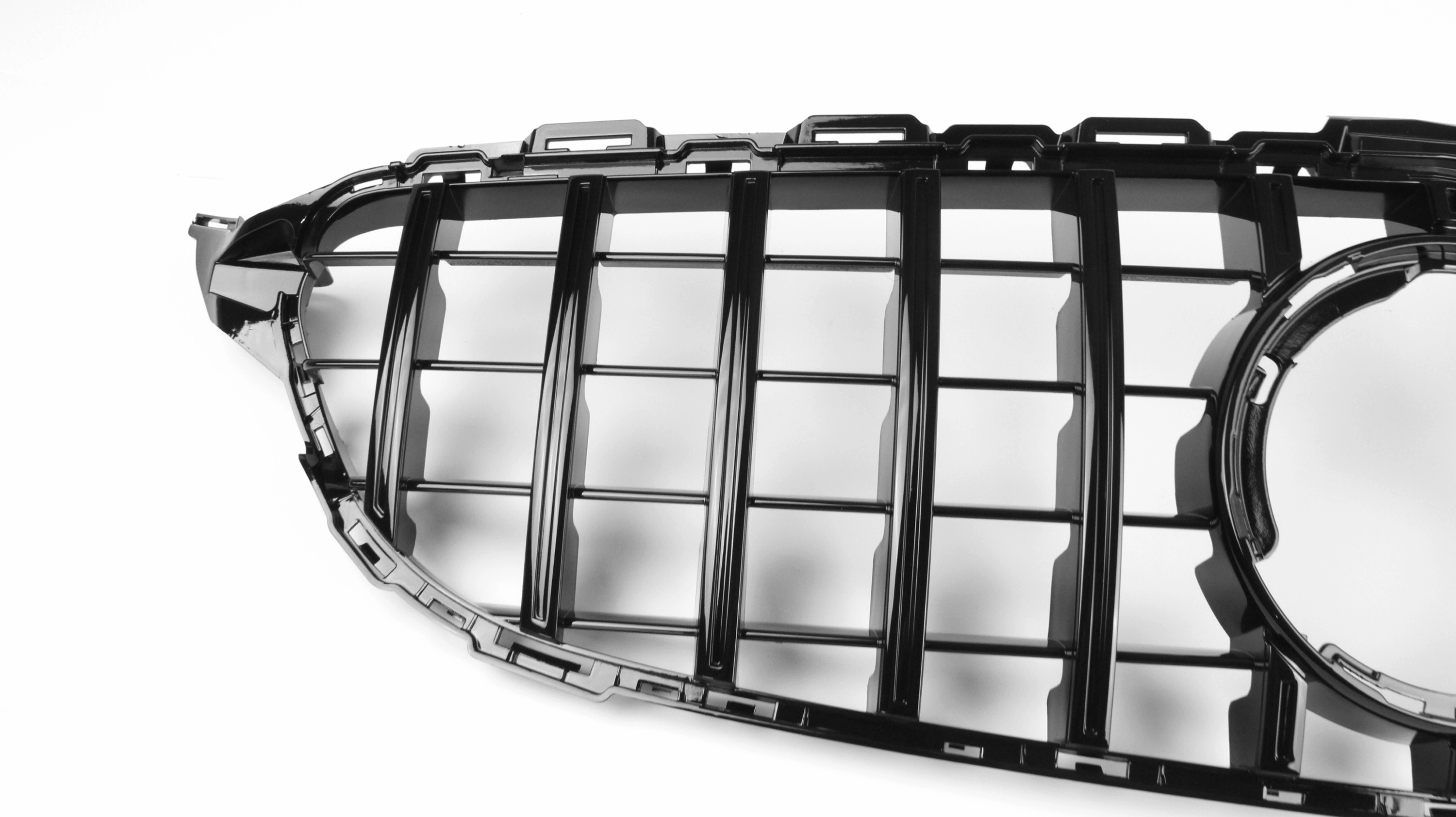AMG Panamericana Style Grille for Mercedes-Benz  C Class (AMG Line) C205/W205 2019-2022 - Black
