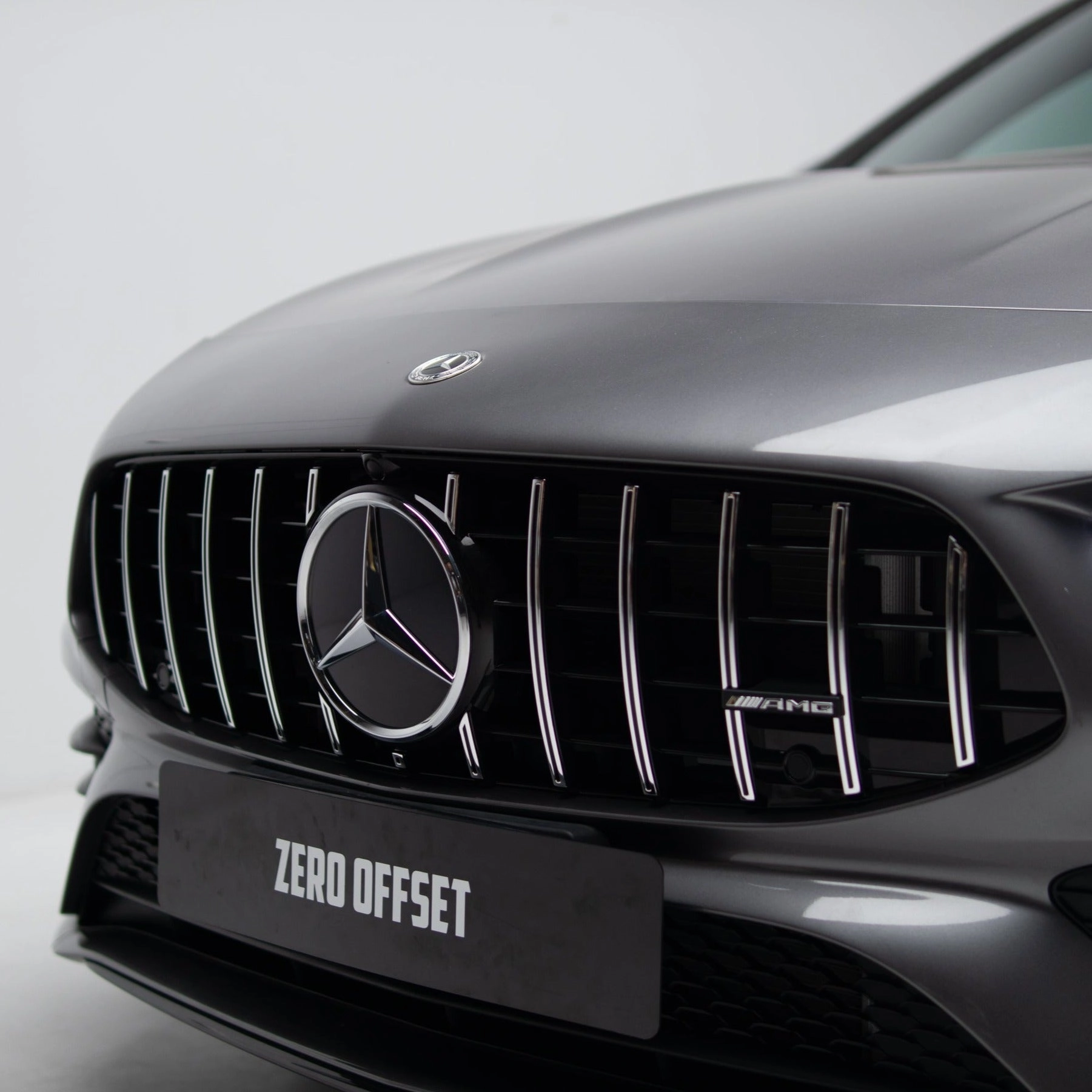 AMG Panamericana Style Grille for Mercedes-Benz CLA C118 - Silver 2019-2023