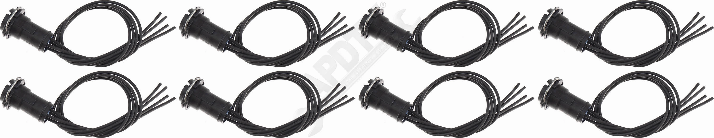 APDTY 133997x8 Fuel Injector Wire Wiring Connector Harness Pigtail 6.0L (8)