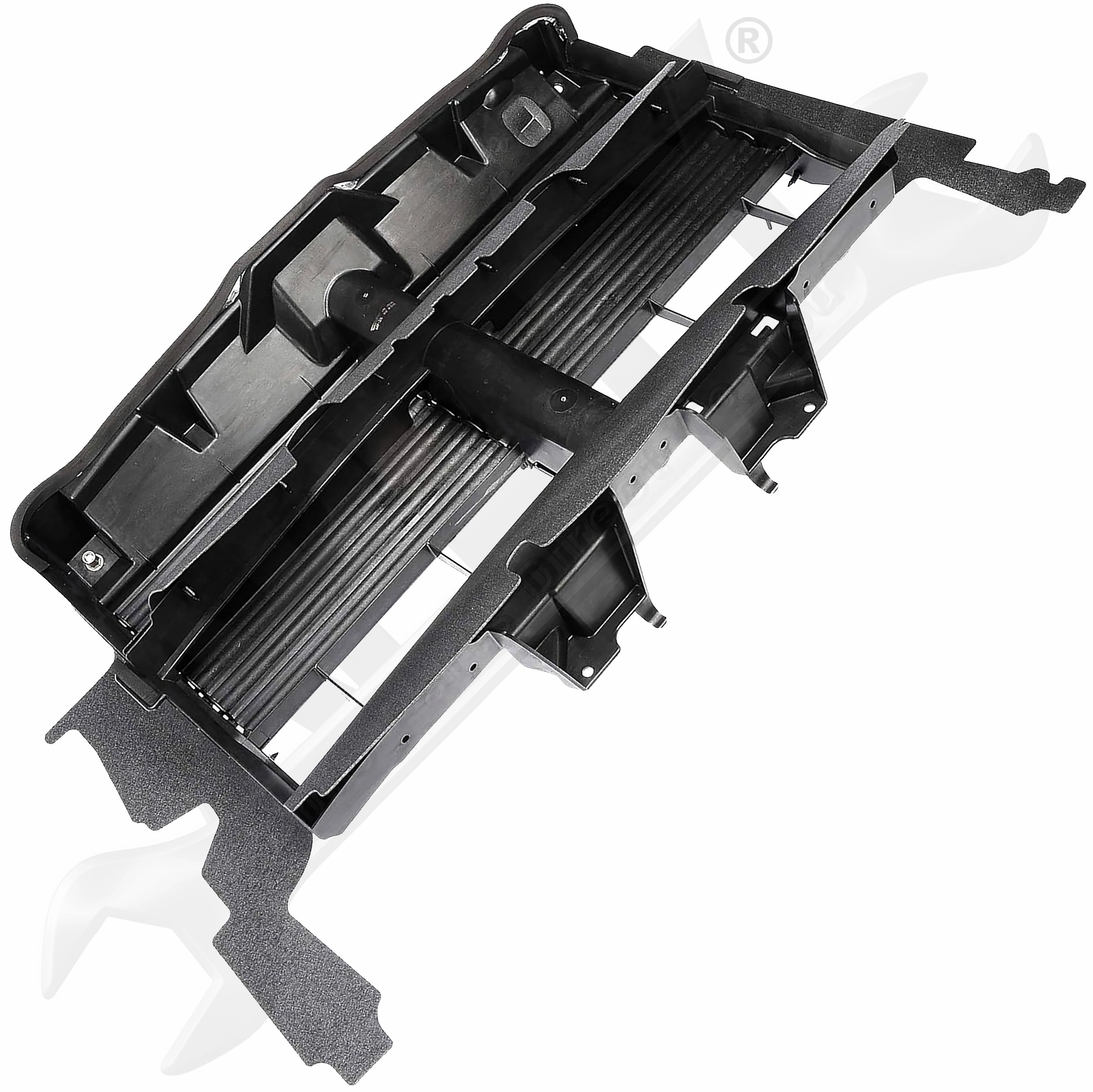 APDTY 153476 Active Radiator Grille Shutter With Actuator Motor