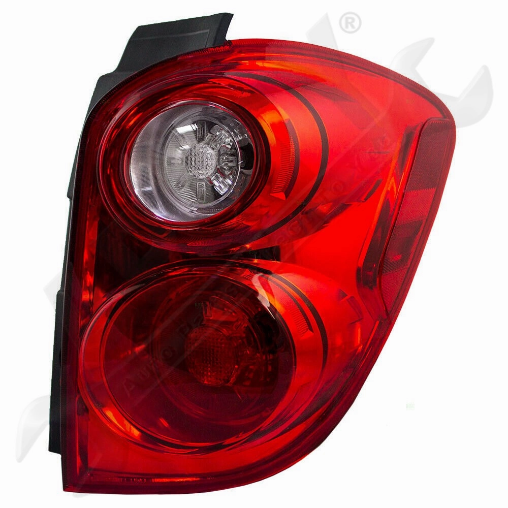 APDTY 153499 Tail Light Assembly; Red & Clear Lens; Rear Right