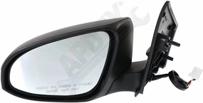 APDTY 153553 Power Side View Mirror Left w/Heat