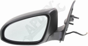 APDTY 153557 Power Side View Mirror NonHeated Left