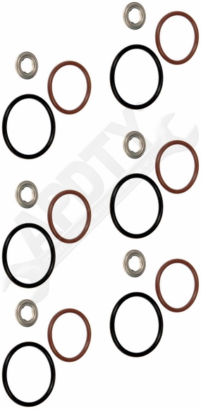 APDTY 154452 Diesel Fuel Injector O-Ring Seal Kit