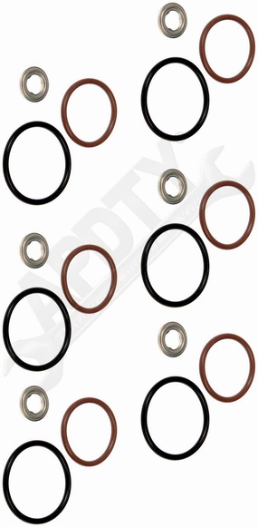 APDTY 154452 Diesel Fuel Injector O-Ring Seal Kit