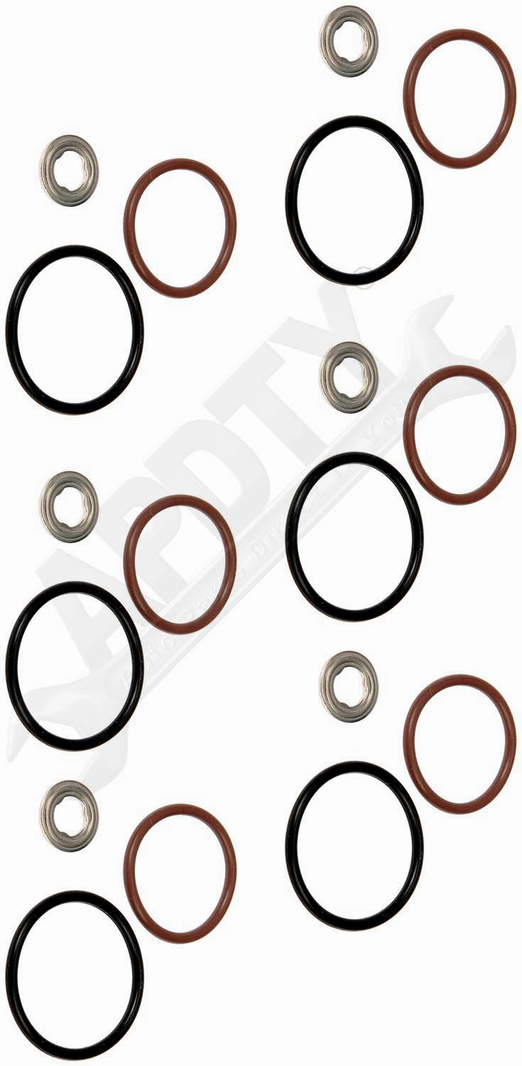 APDTY 154452 Diesel Fuel Injector O-Ring Seal Kit