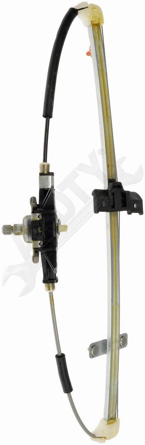 APDTY 156974 Rear Right Manual Window Regulator (Regulator Only)