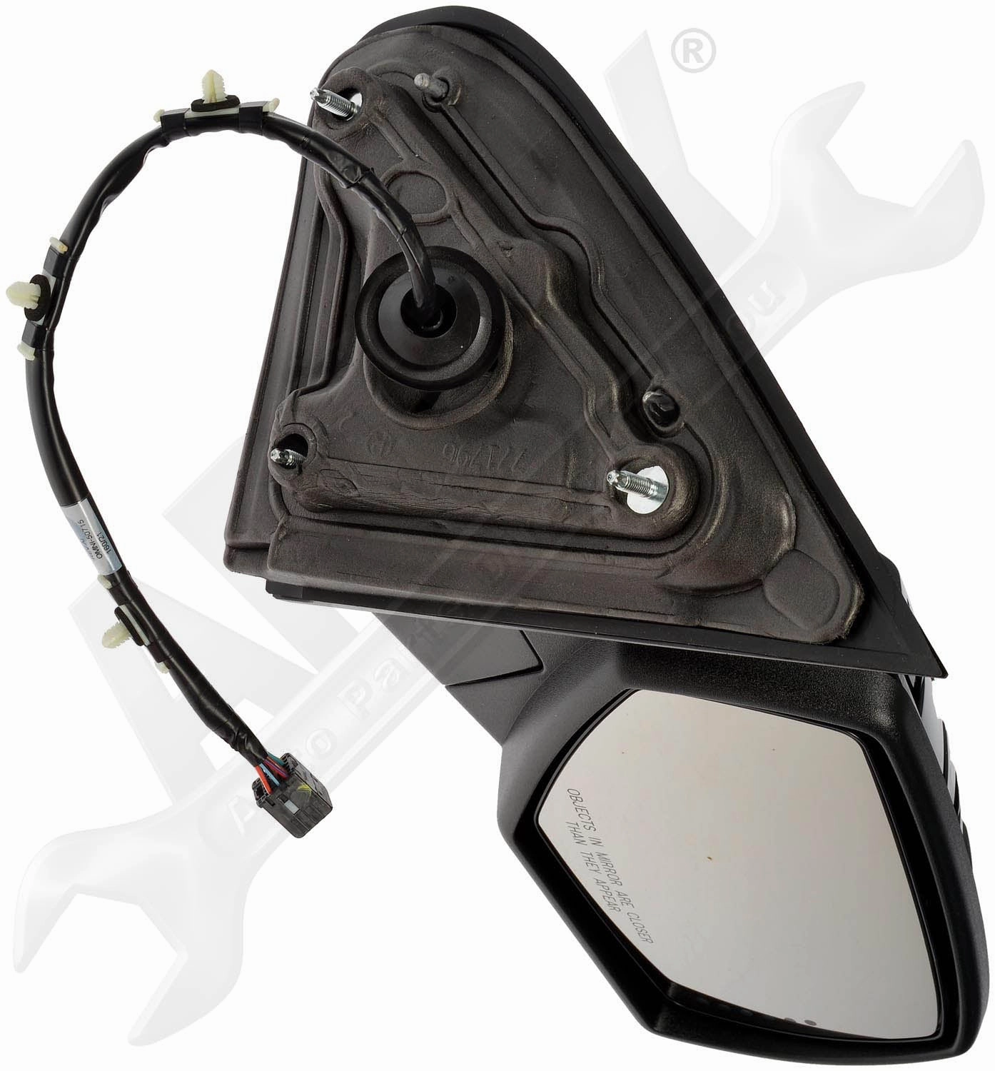 APDTY 157888 Power Side View Mirror Assembly - Passenger Side (Right)