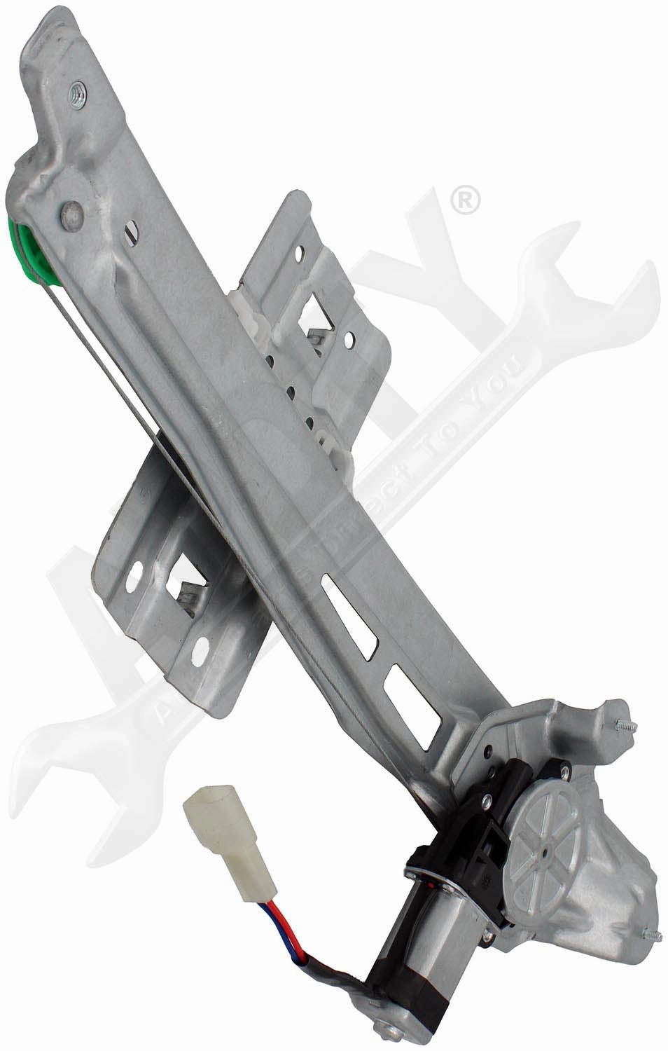 APDTY 158000 Power Window Motor Regulator Assembly Front Right (One-Touch AUTO)