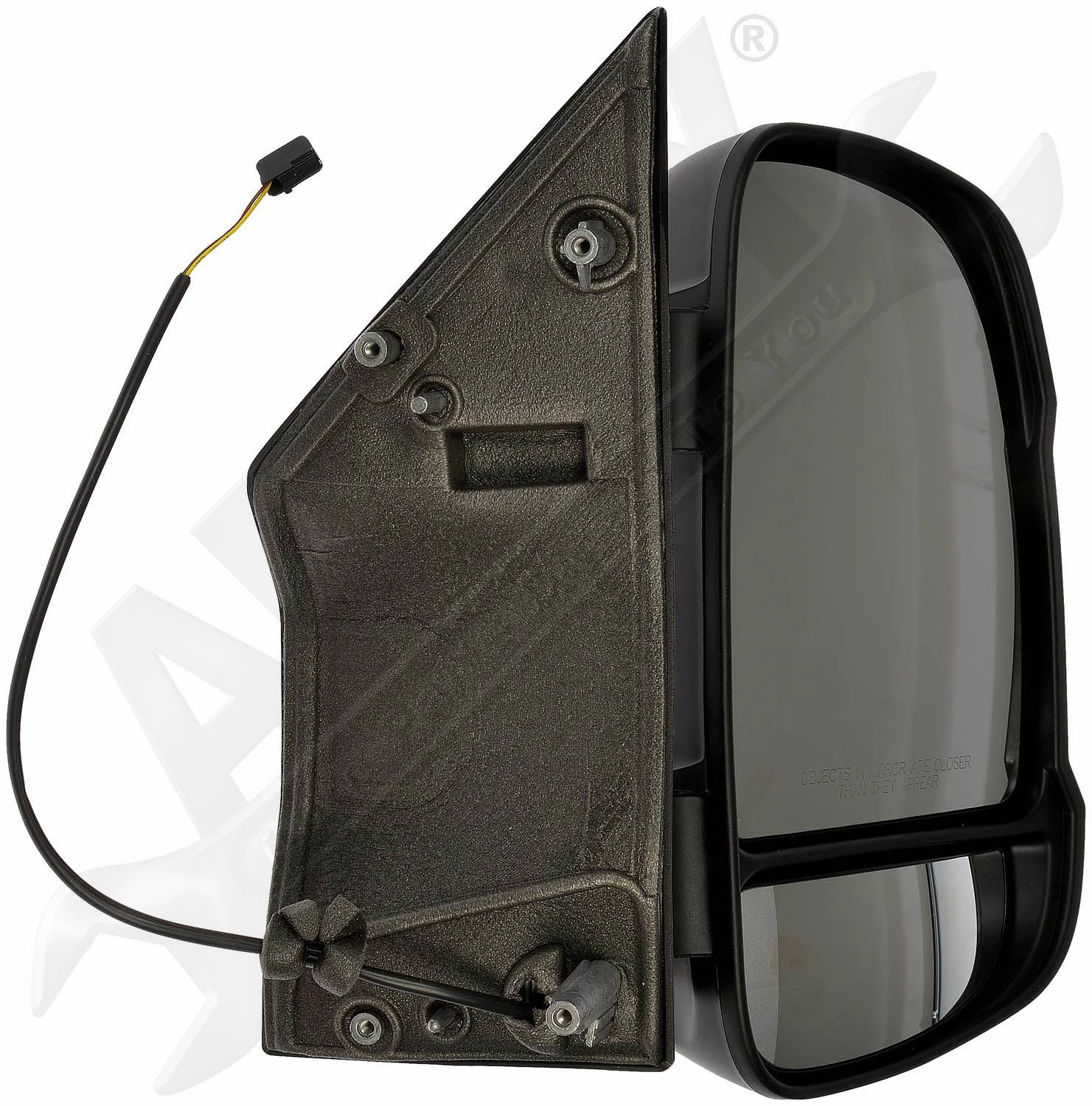 APDTY 158089 Side View Mirror; Power; Power-Fold; Heated; Turn Signal; Right
