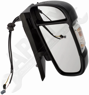 APDTY 158701 Side View Mirror Assembly; Power, Turn Signal, Foldable, Heat, Left