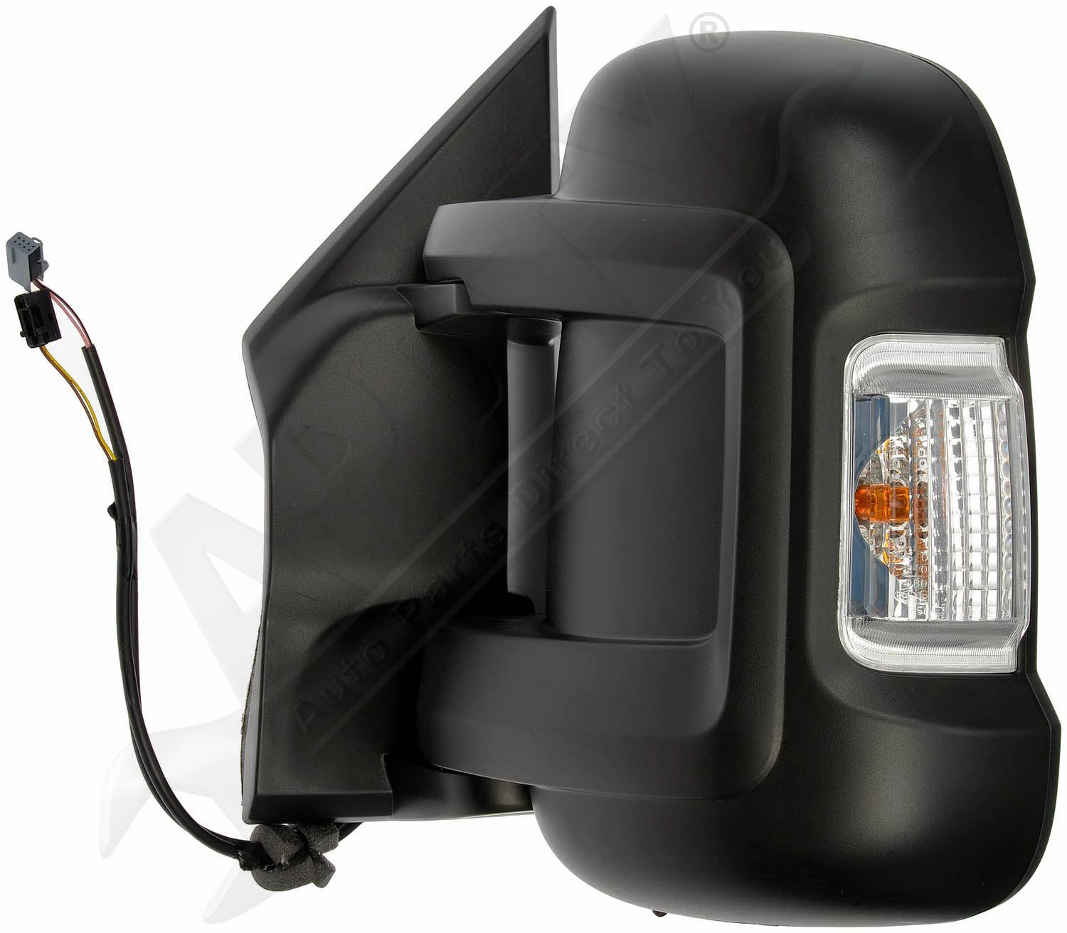 APDTY 158701 Side View Mirror Assembly; Power, Turn Signal, Foldable, Heat, Left