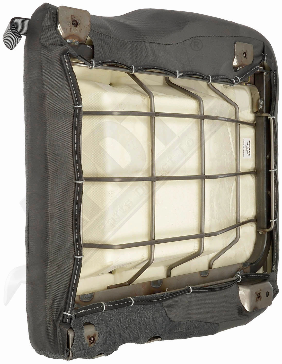 APDTY 159199 Front Left Metal Seat Frame with Bottom Cushion & Seat Cover