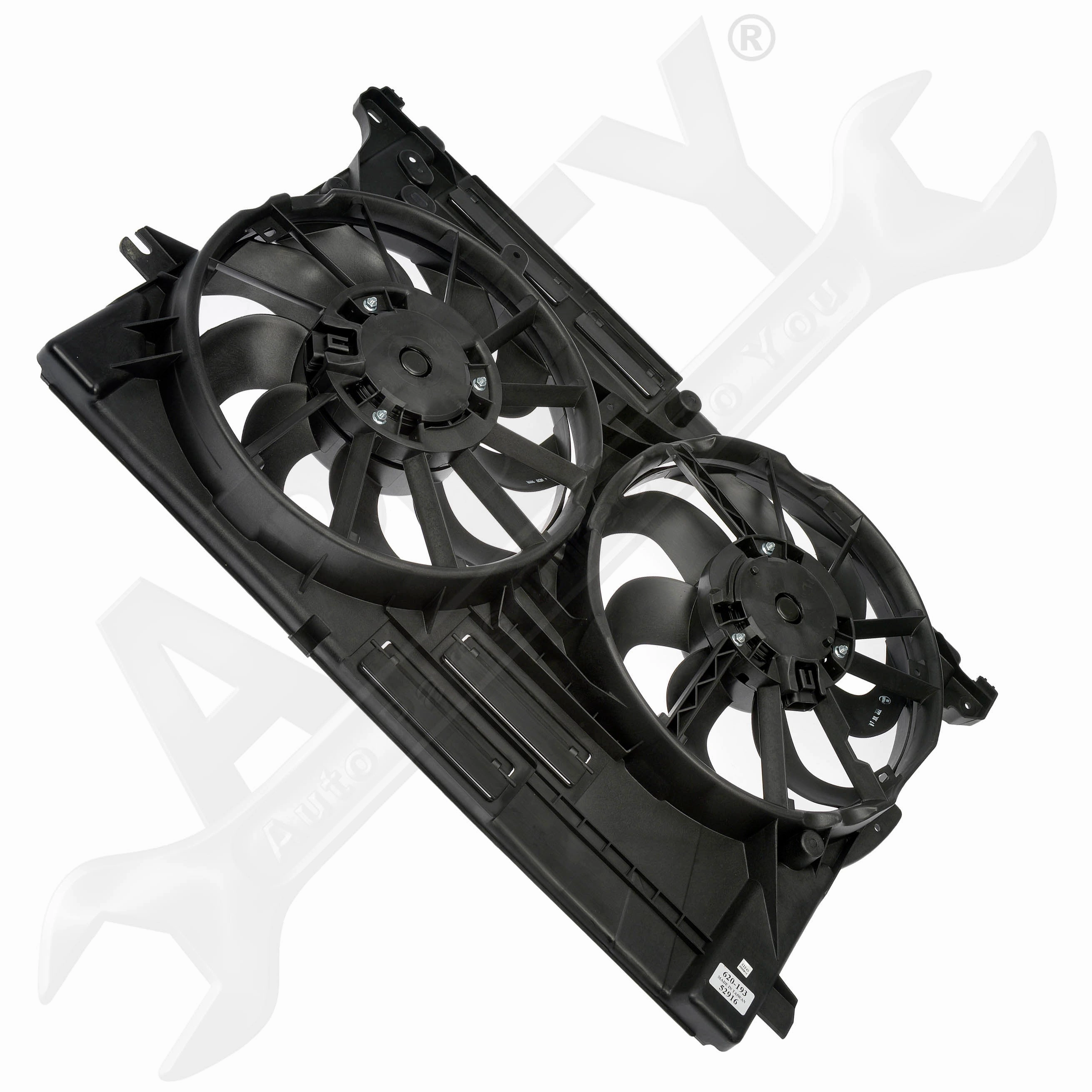APDTY 161266 Radiator Fan Assembly
