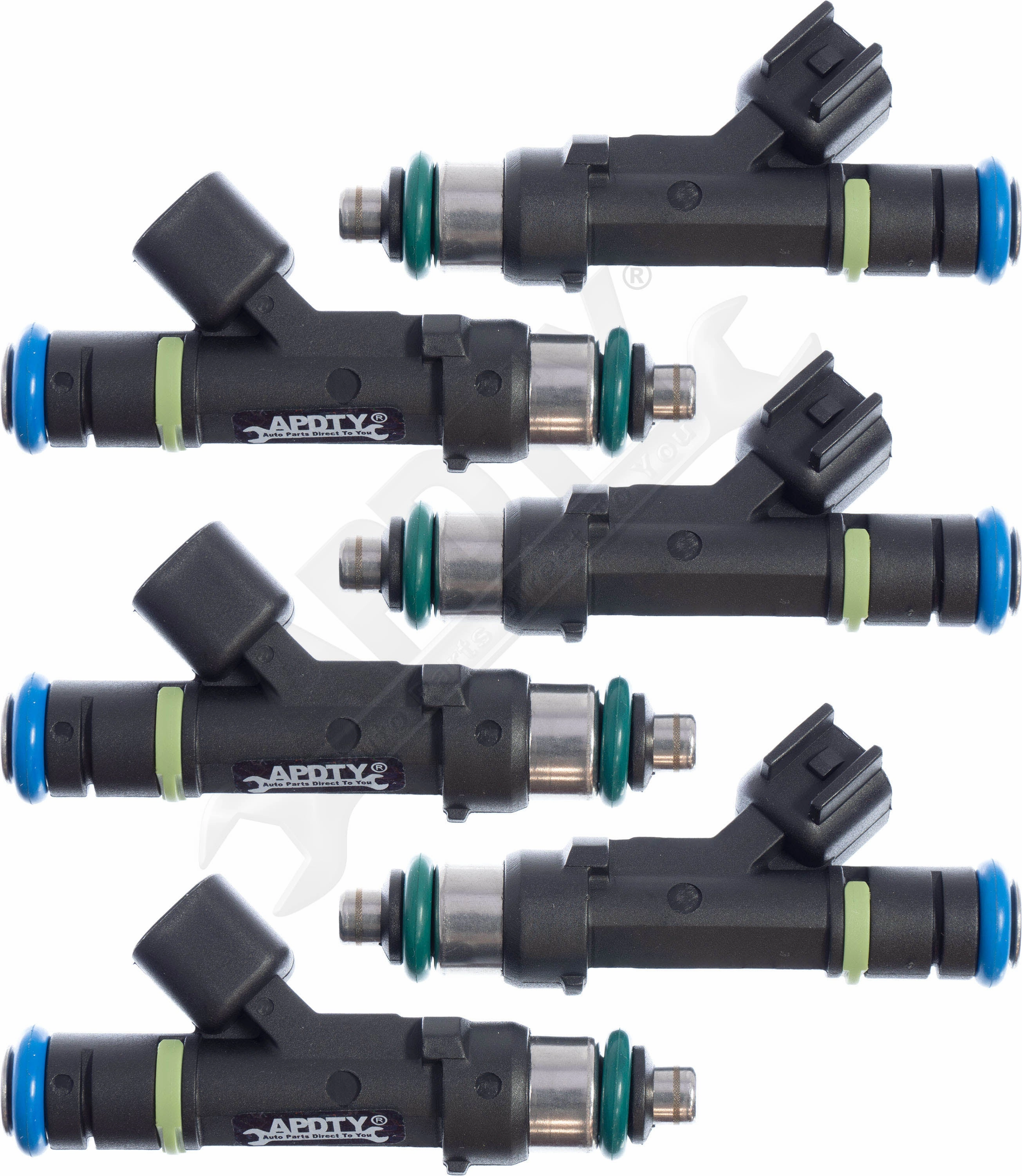 APDTY 161458x6 Replacement Fuel Injector Set (V6 Engine, Package Of 6, FJ1029)