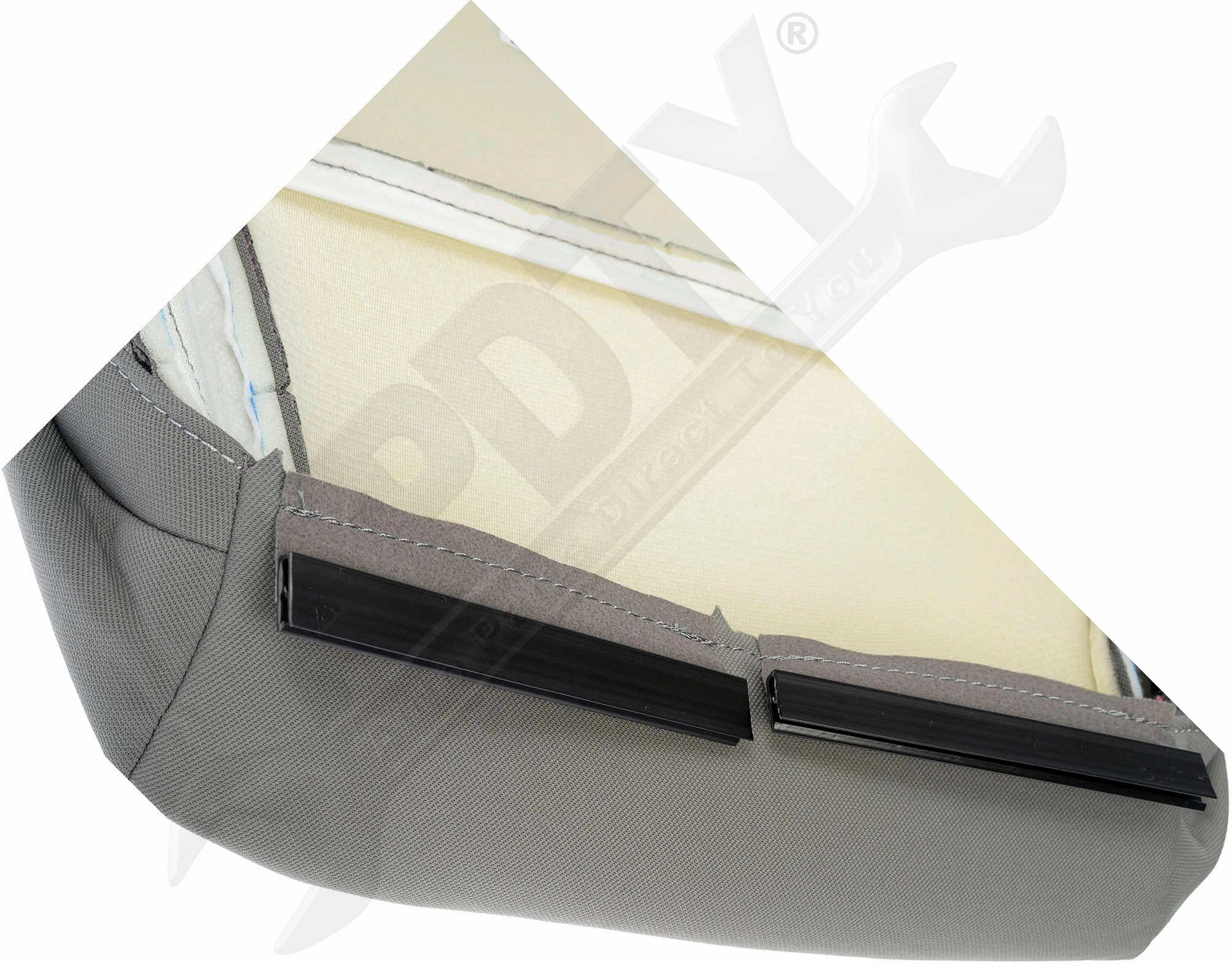 APDTY 161960 Seat Bottom Cushion & Cover Front Left	 Dark Ash Gray w/o Seat Heat