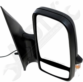 APDTY 166847 Side View Mirror Assembly; Manual-Adjust; With Turn Signal; Right