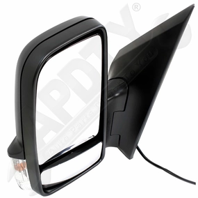 APDTY 166848 Side View Mirror Assembly; Manual-Adjust; With Turn Signal; Left