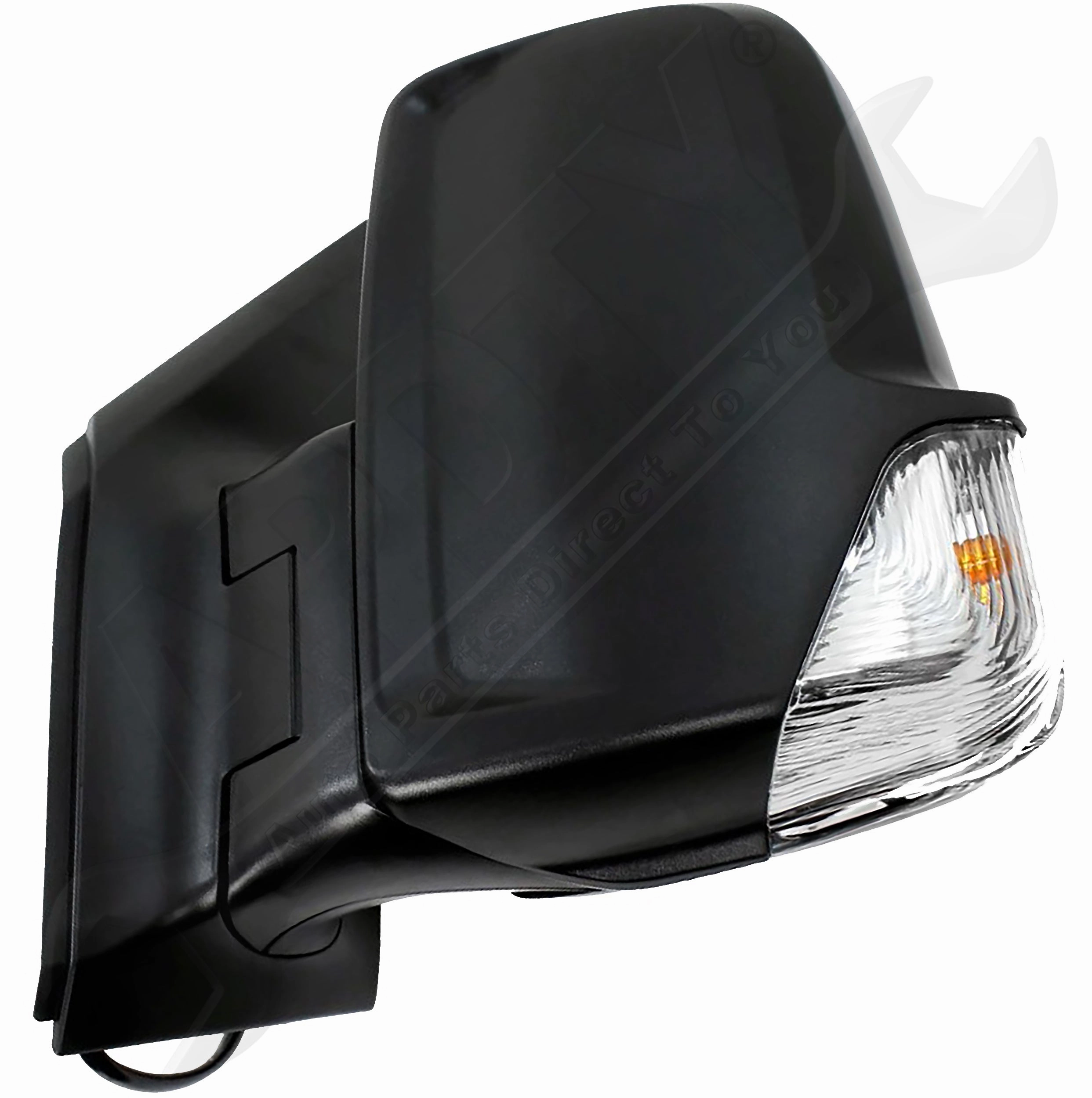 APDTY 166848 Side View Mirror Assembly; Manual-Adjust; With Turn Signal; Left