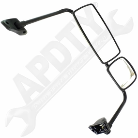 APDTY 166852 Side View Mirror; w/ Wide Angle; Manual-Adjust; Right (Passenger)